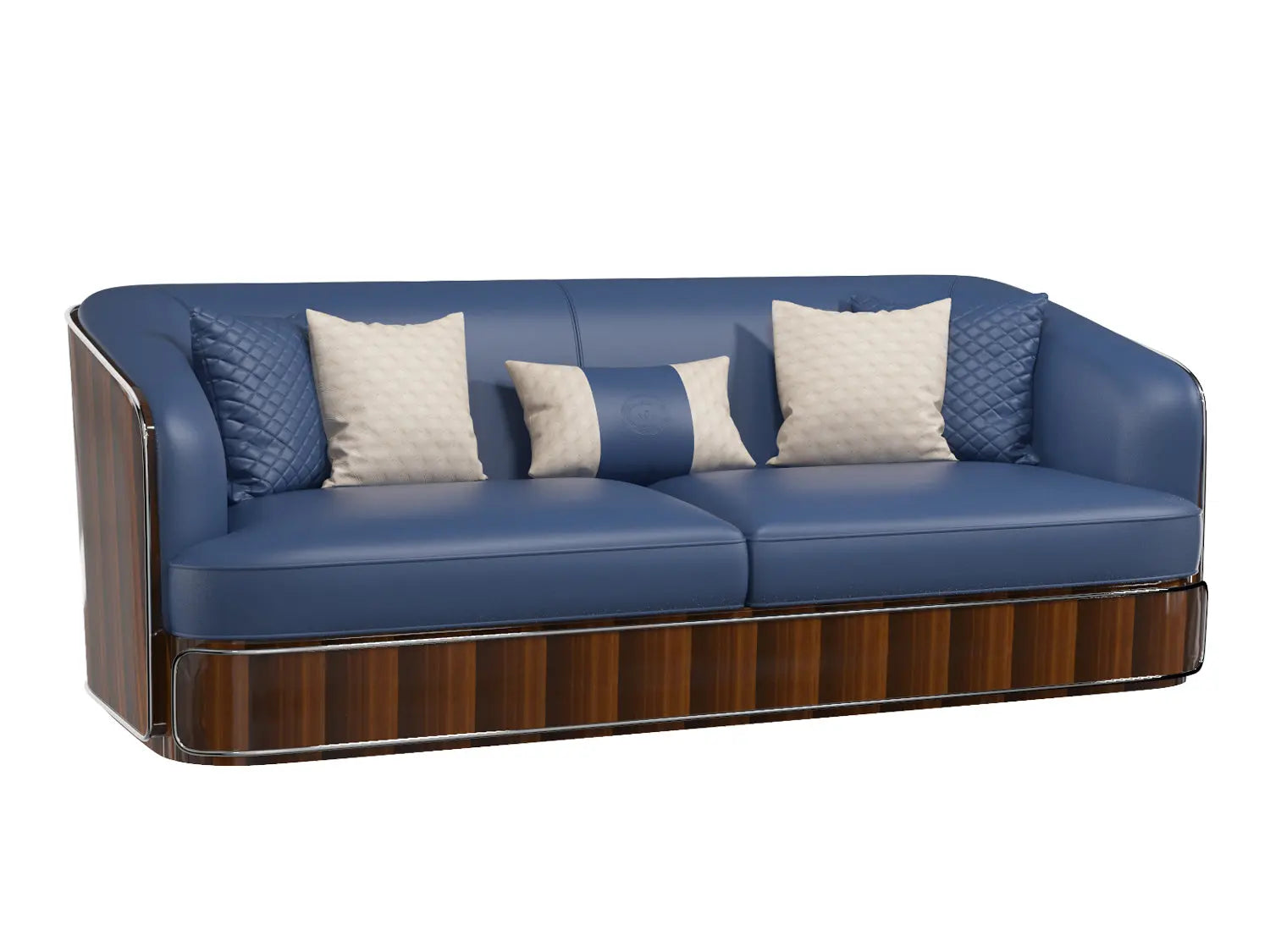 Modern British-Style Bentley Bampton Leather Sofa Set W010SF1 – Luxury Living Room Furniture