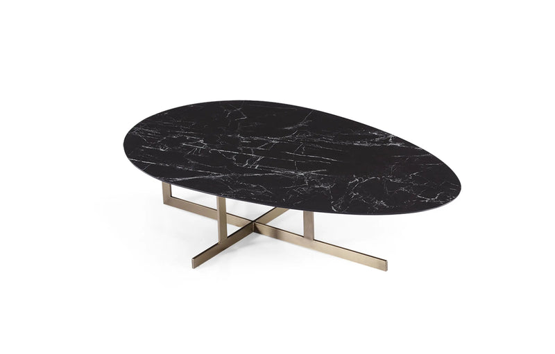 Modern Metal Frame Marble HC1920-1 Coffee Table VV