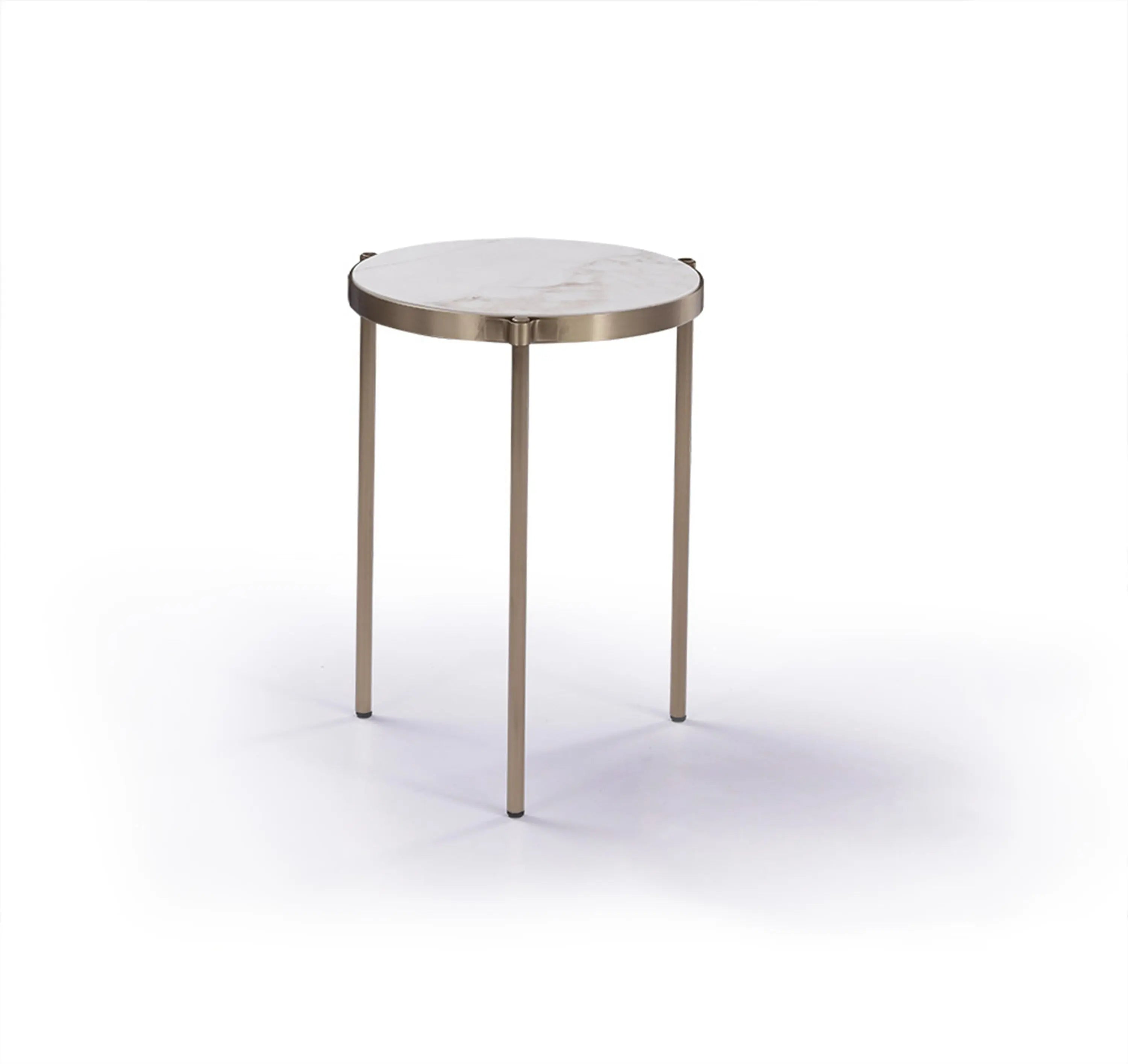 Modern Minimalist Stainless Steel Round HC-1907-1 Tea Table VV