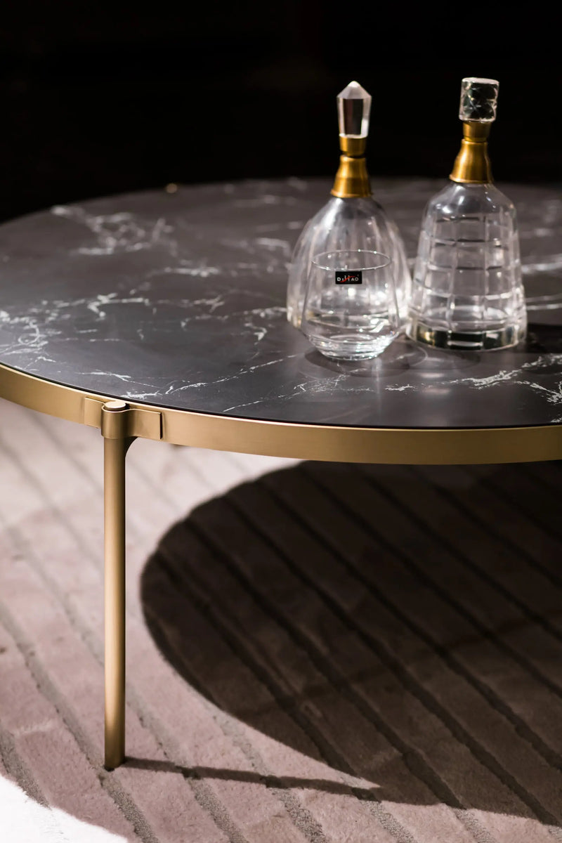 Modern Minimalist Stainless Steel Round HC-1907-1 Tea Table VV