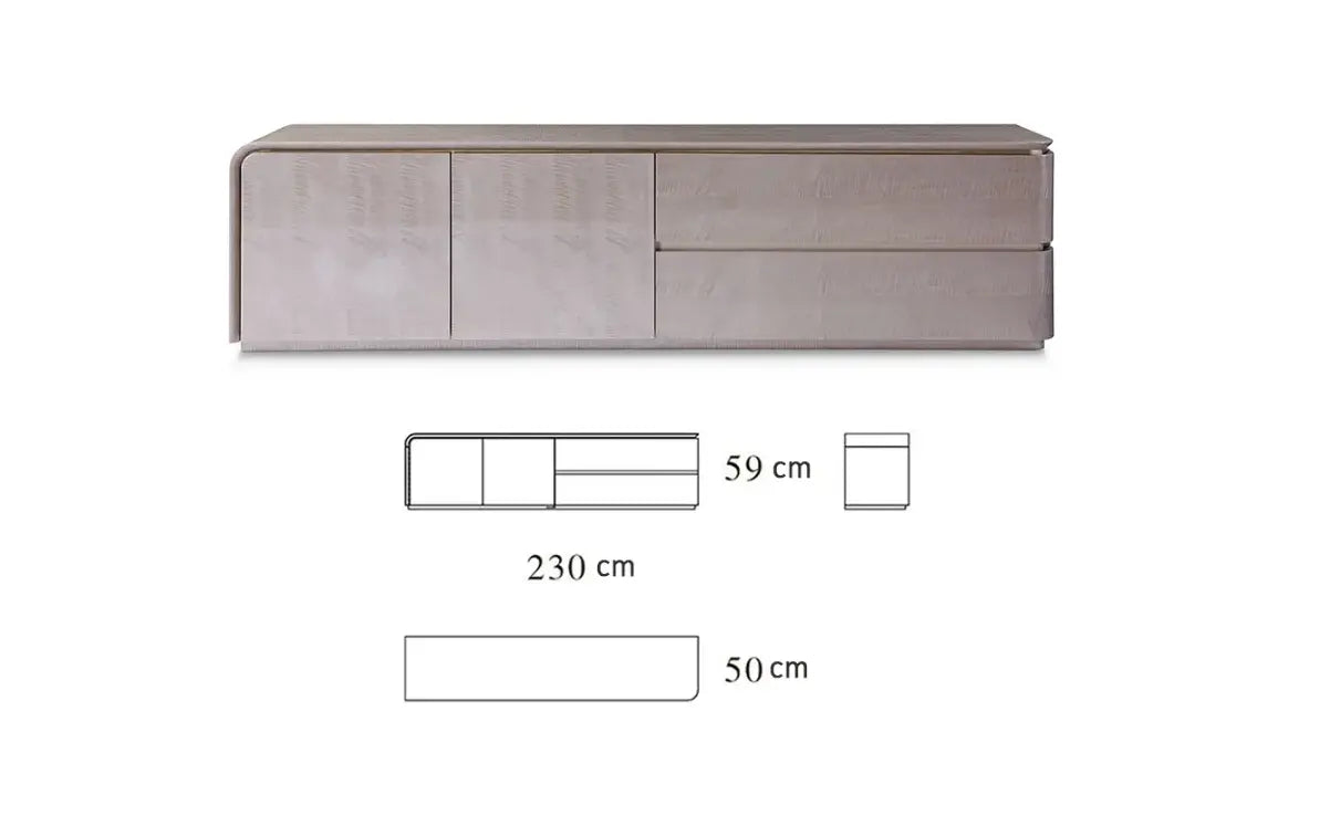 Modern Minimalist Wooden TV Stand W009H12 Bentley TV Cabinet