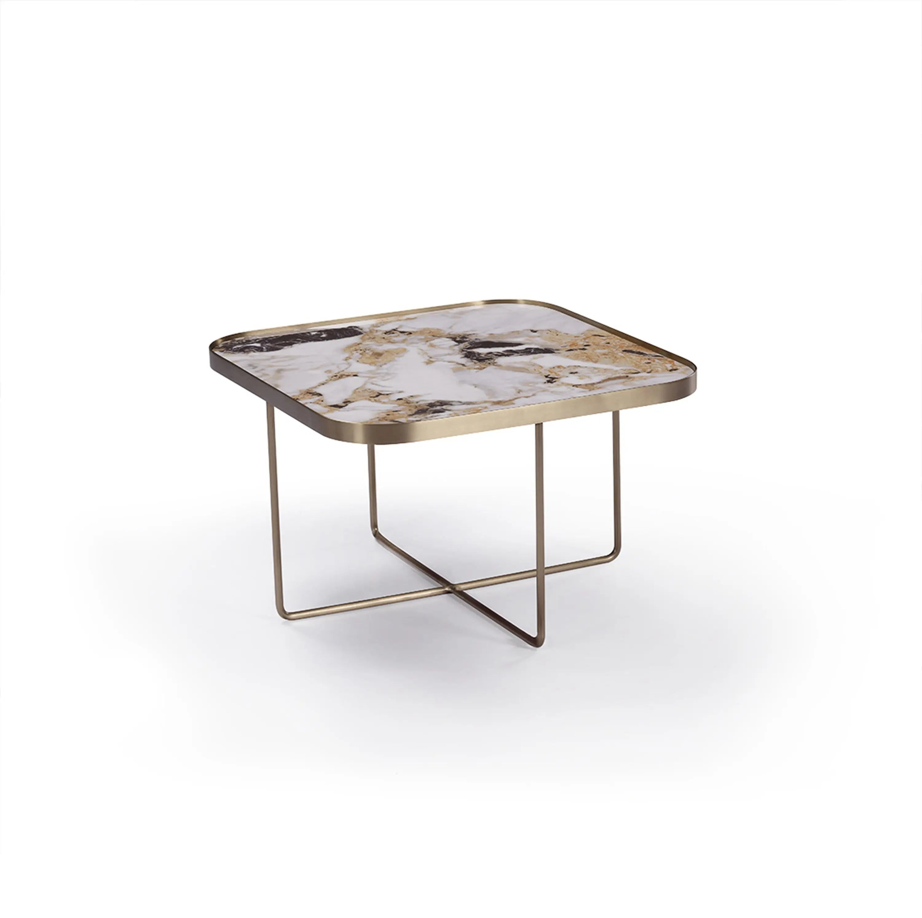 Modern Stainless Steel Composite  HC-1915-3 Tea Table VV