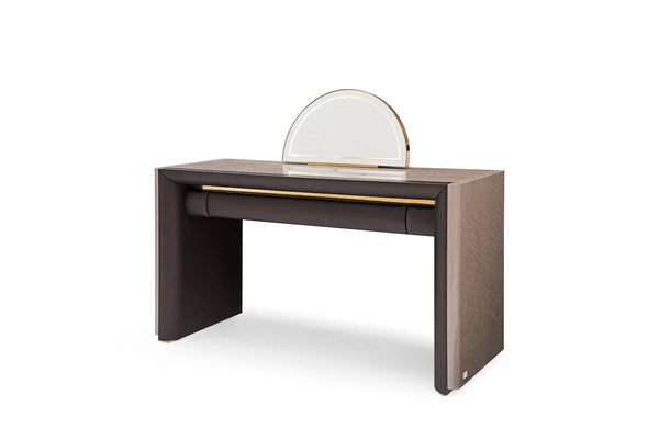 New Modern Design Luxury Dressing Table With Half Moon Mirror W012B13 Turri style Madison Dressing Table W