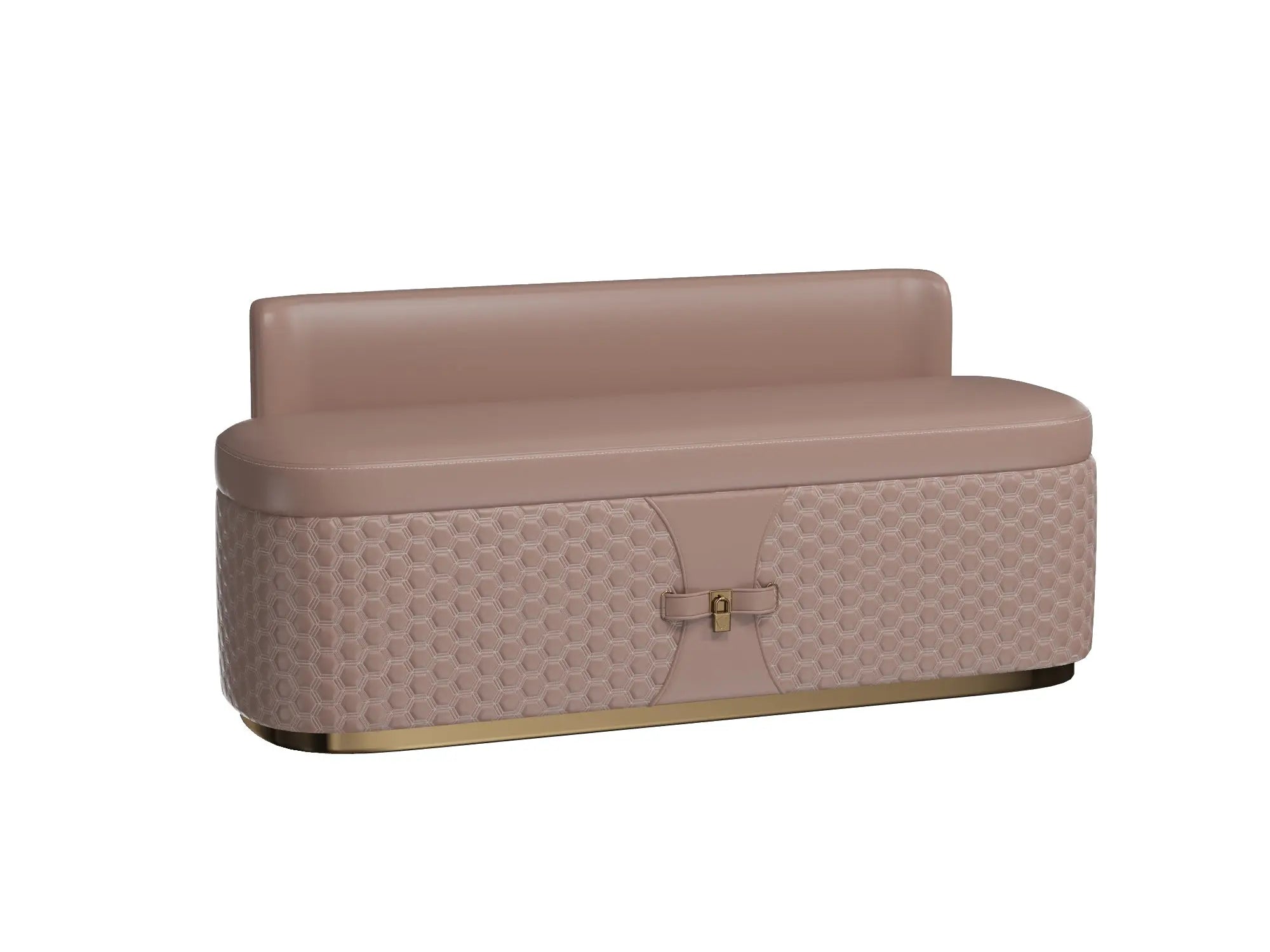 Pink Leather Bedroom Ottoman Bed End Stool Bench W002B18 Bentley end of bed stool W