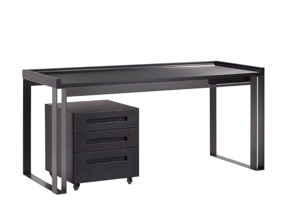 YM-ST01 Minimalism Bookcase desk Smoky color