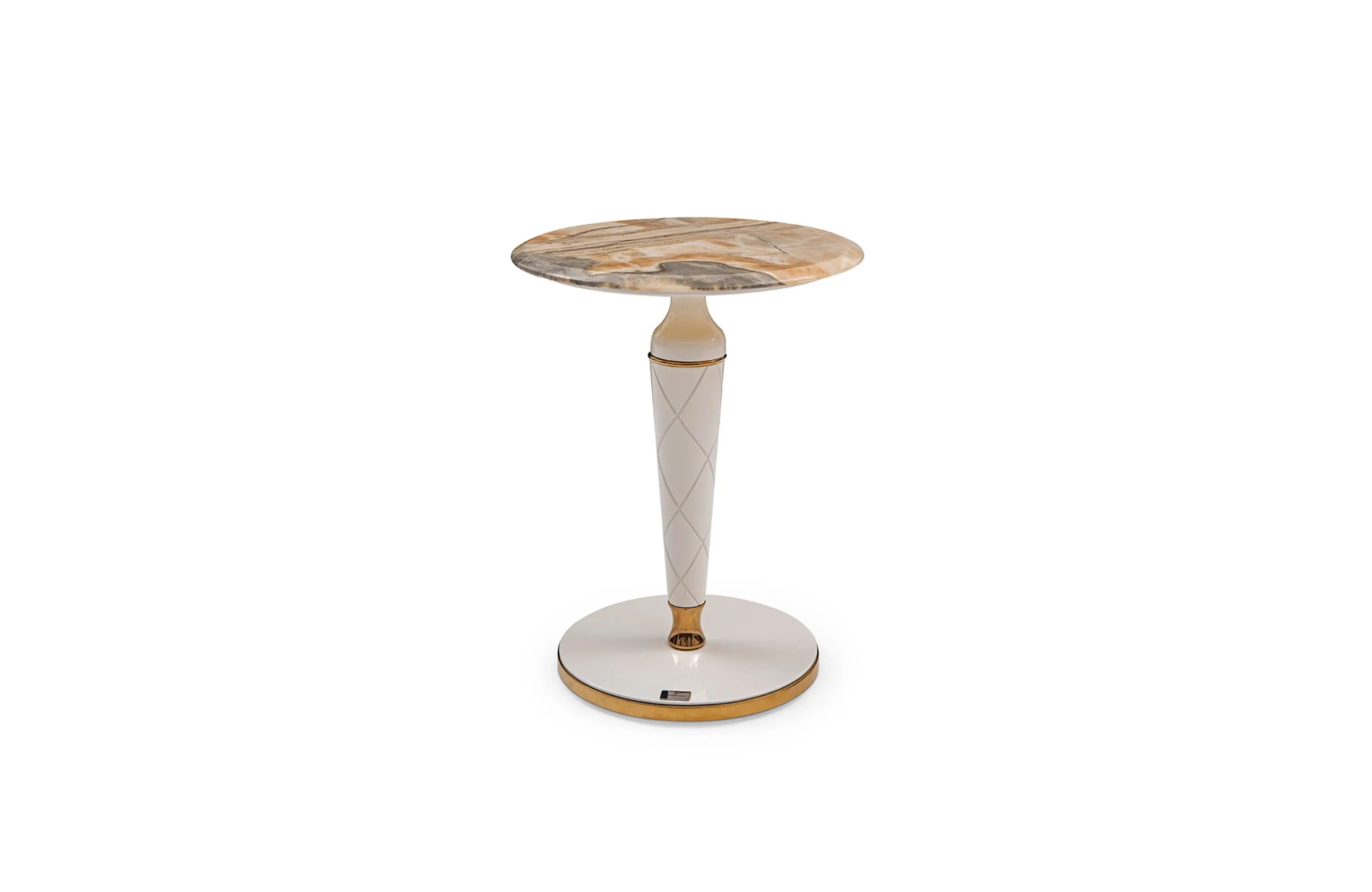 Round Marble White Side Table W012H6B Bentley Coffee Table Tea table Coner table W