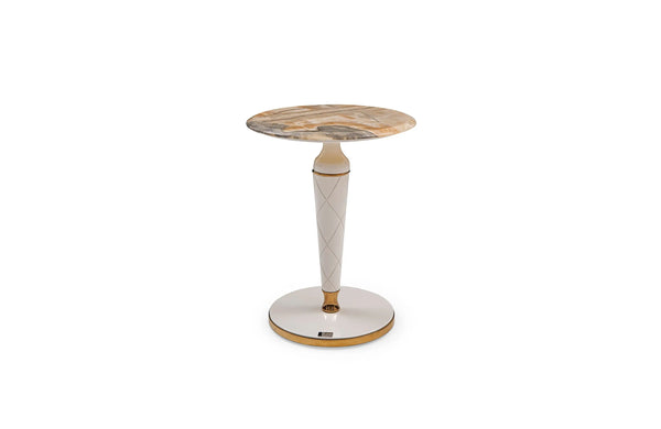 Round Marble White Side Table W012H6B Bentley Coffee Table Tea table Coner table W