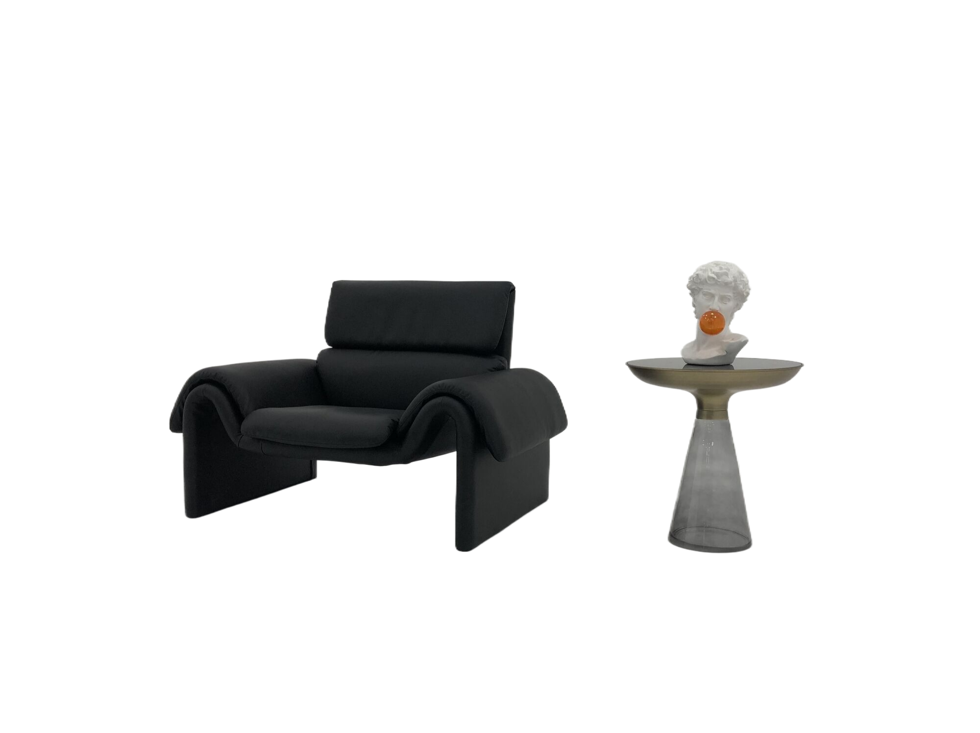 SF-349  Black Sofa Stylish