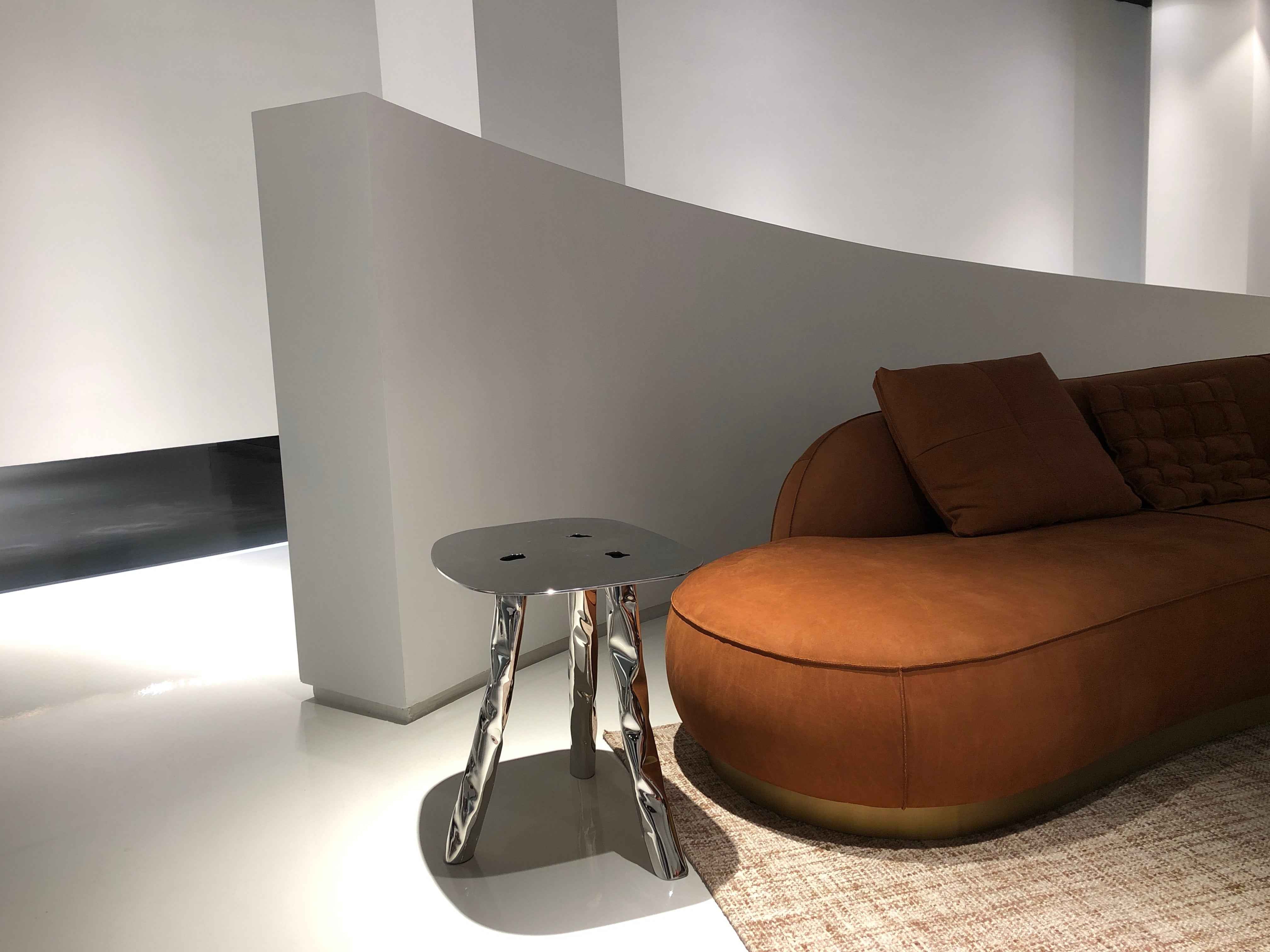 SF-368 Three-seater sofa Chaise sofa Brushed Leather