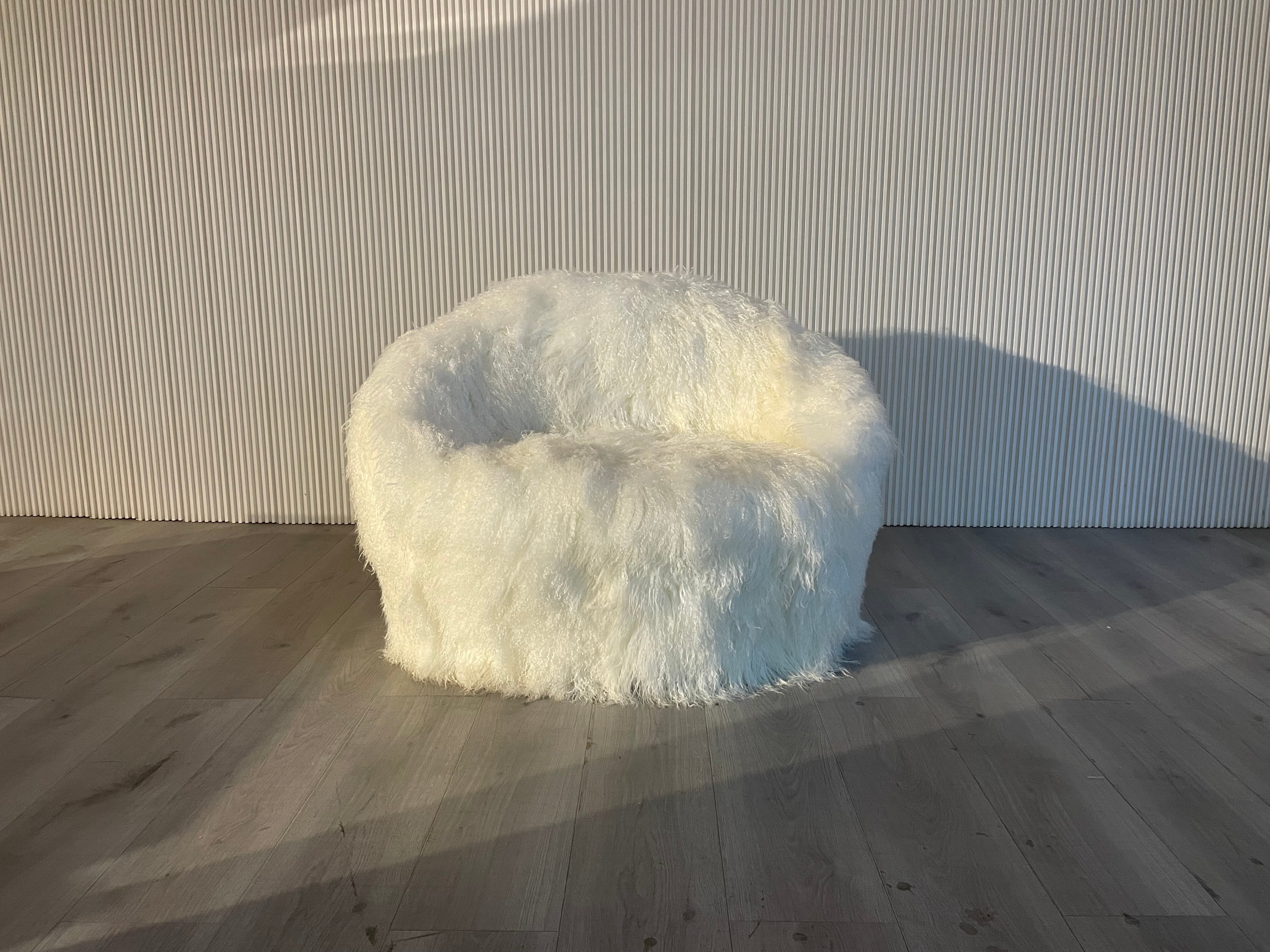 SF-389 fuzzy sofa