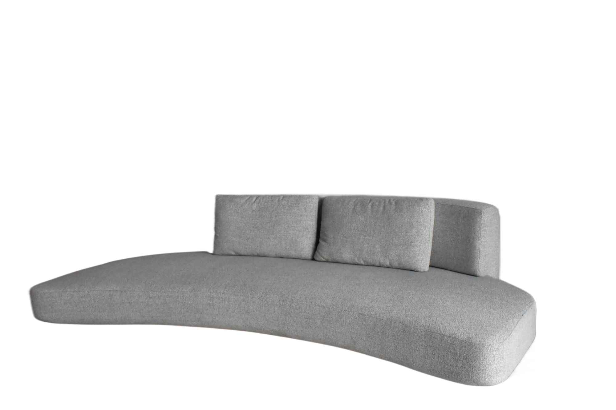 SF-463 Curved Fabric Sofa