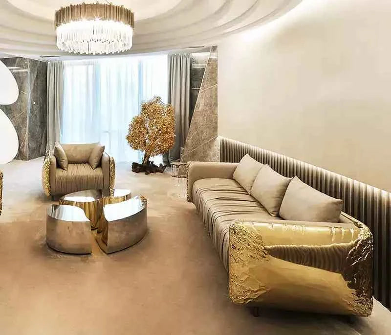 SF-465 Italian Light Luxury Simple Multi Balloon Sofa