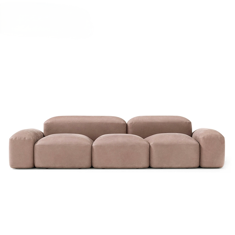 SF-468  Creative Pebbles Combination Multi-Person Fabric Sofa