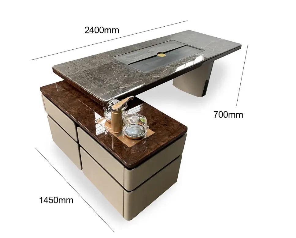 Sleek Grey Marble Coffee Table with Stunning Stone Top Bentley W016H32 Coffee Table Tea table Coner table W