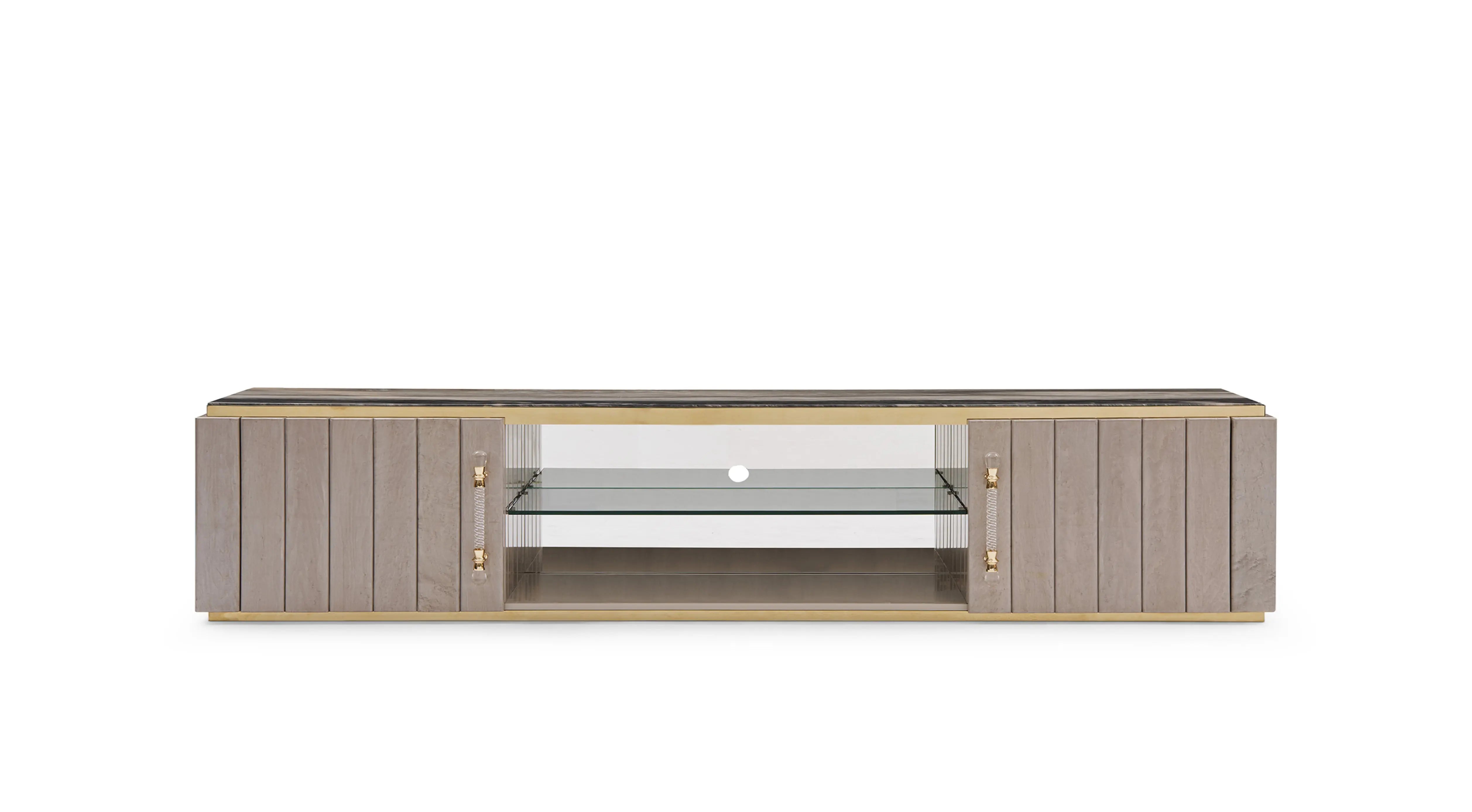 Sleek and Functional TV Stand - Elevate Your Entertainment Space W012H12 Bentley TV Cabinet W