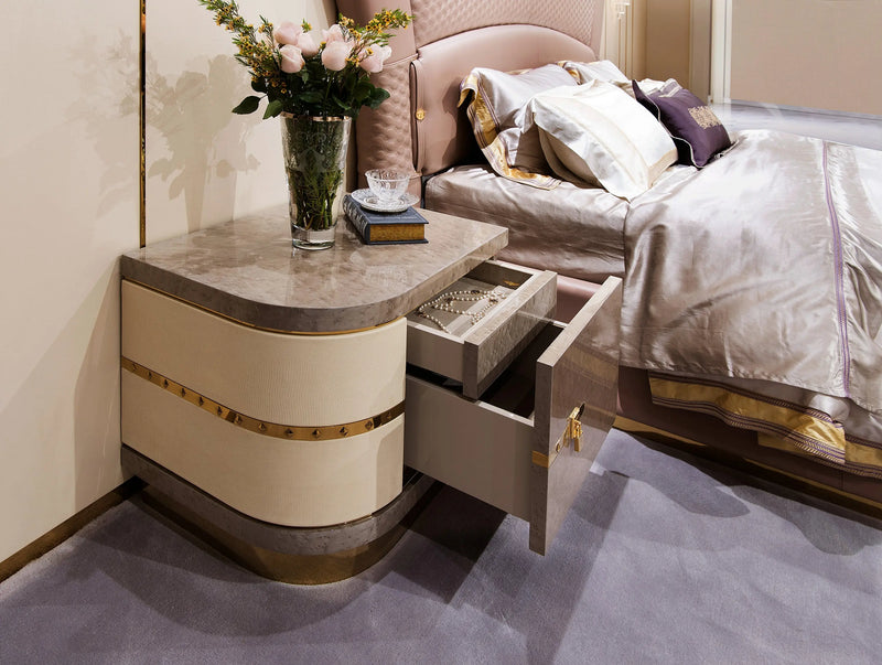 Upgrade your bedroom with this sleek and stylish bedside table W002B11  Bentley bedside table W