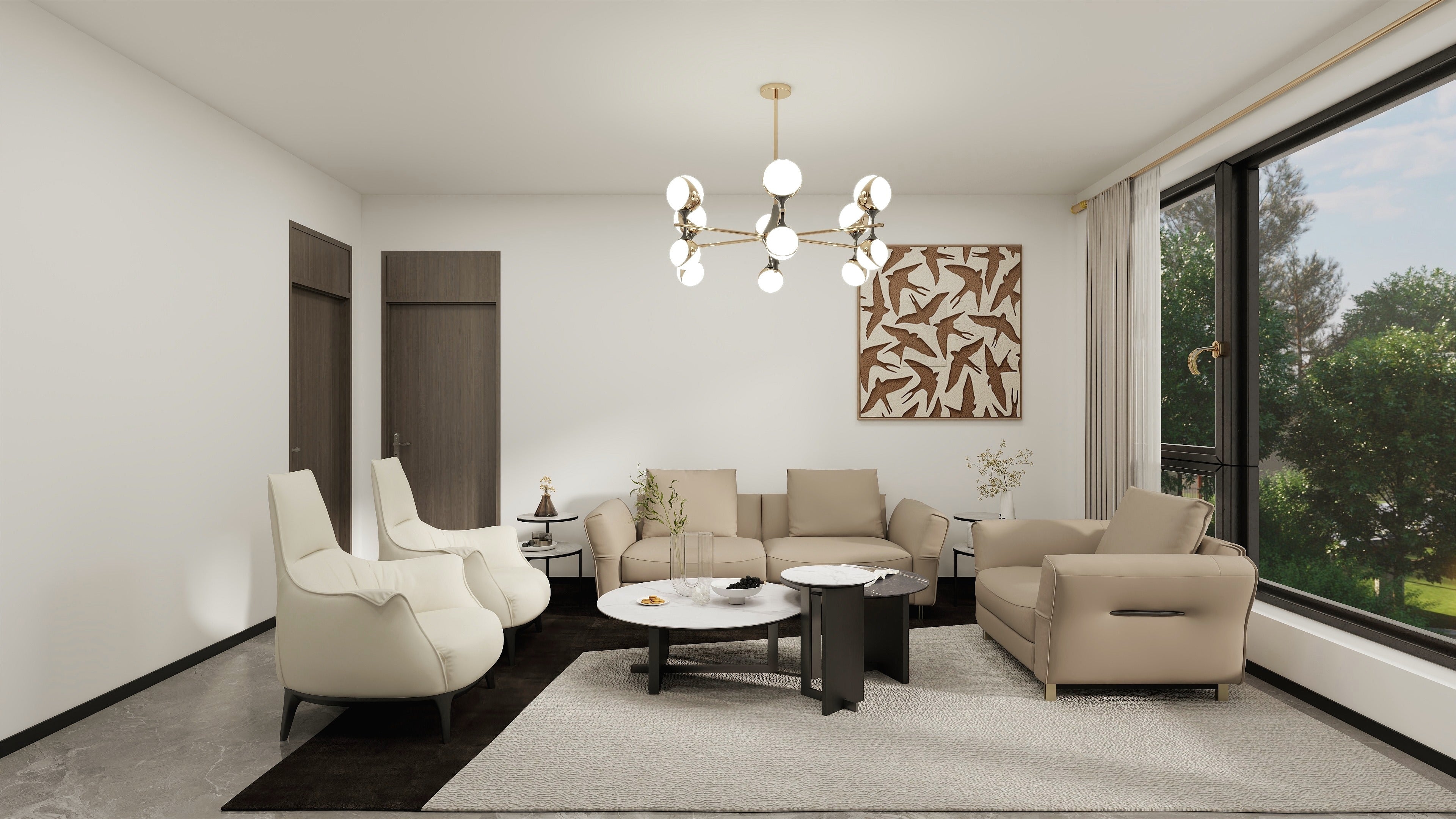 VJ5-2262  Four-seater sofa Three-seater sofa - Chiuchiufurniture