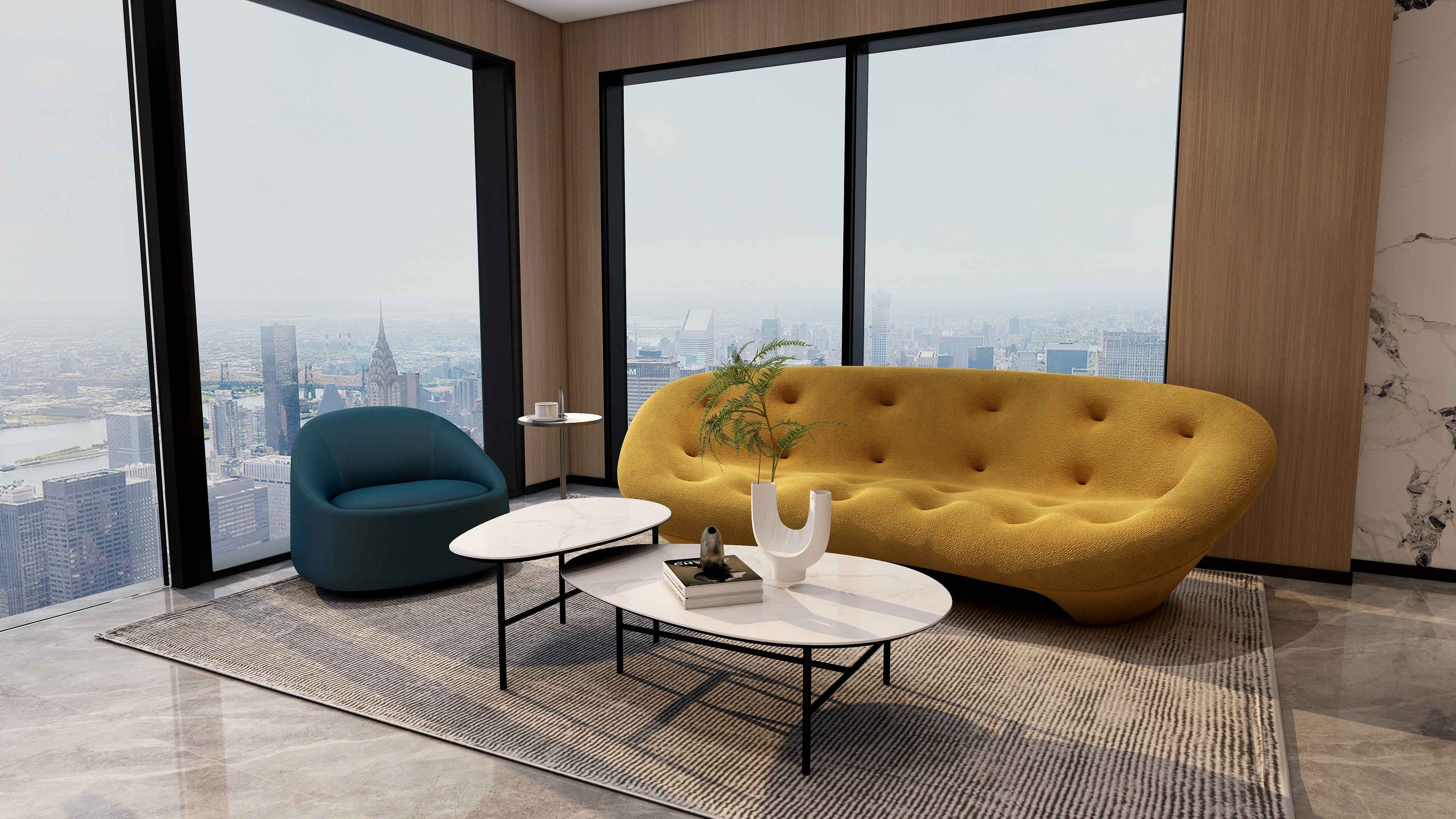 HC-1970-1 Coffee Table - Stylish Tea Table Corner Table