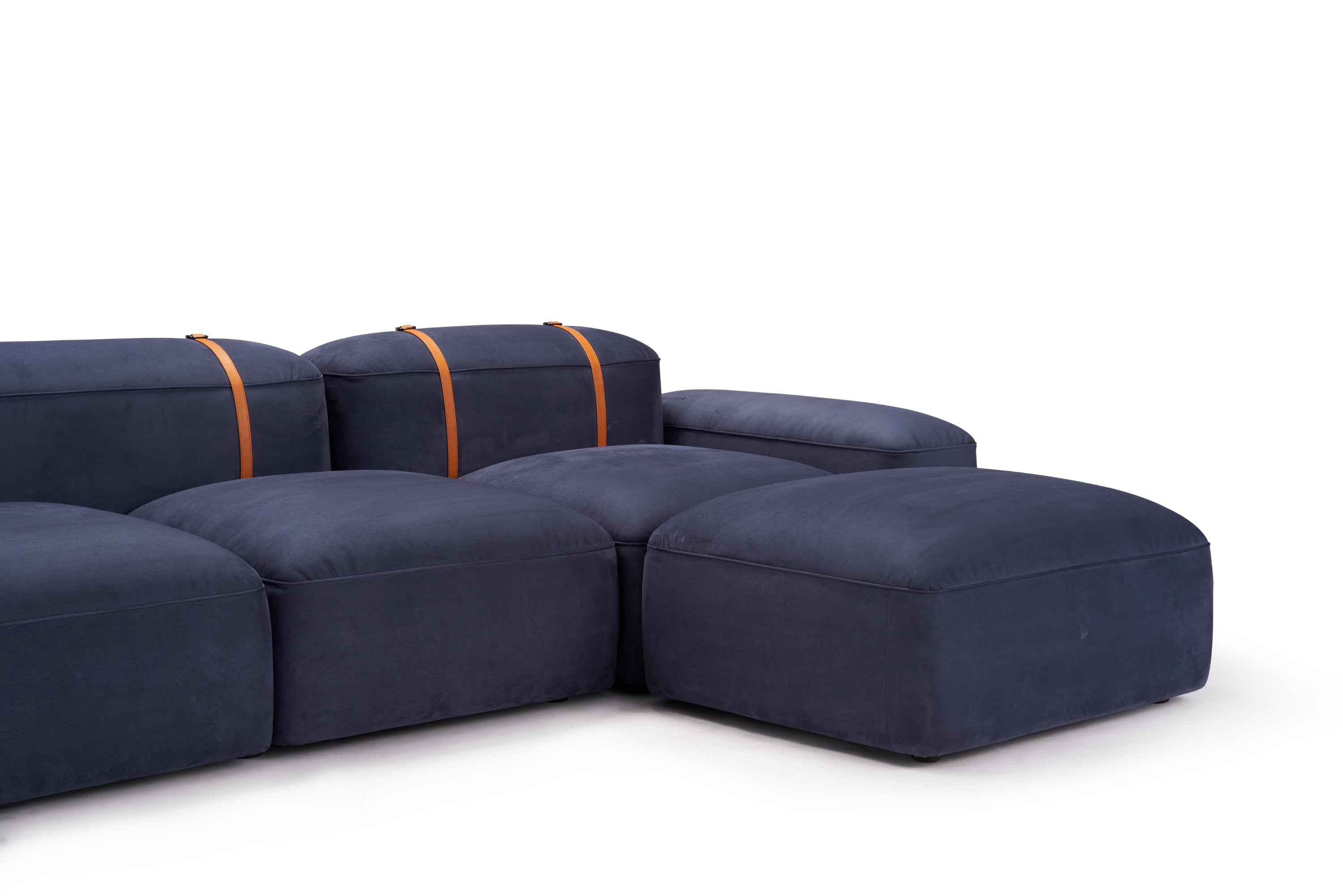 Minimalist Pebble Velvet  VJ2-2322 Sofa VV