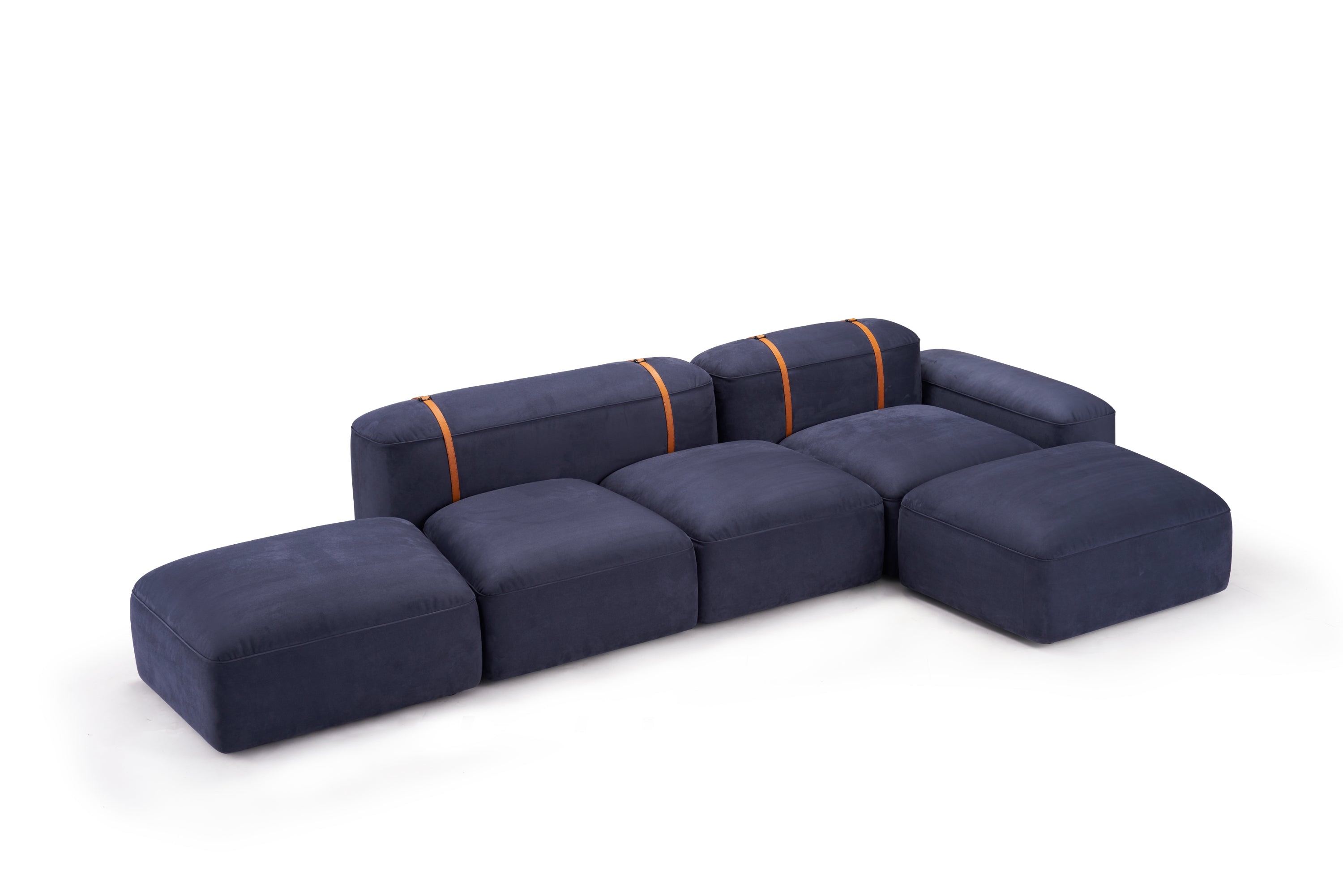 Minimalist Pebble Velvet  VJ2-2322 Sofa VV