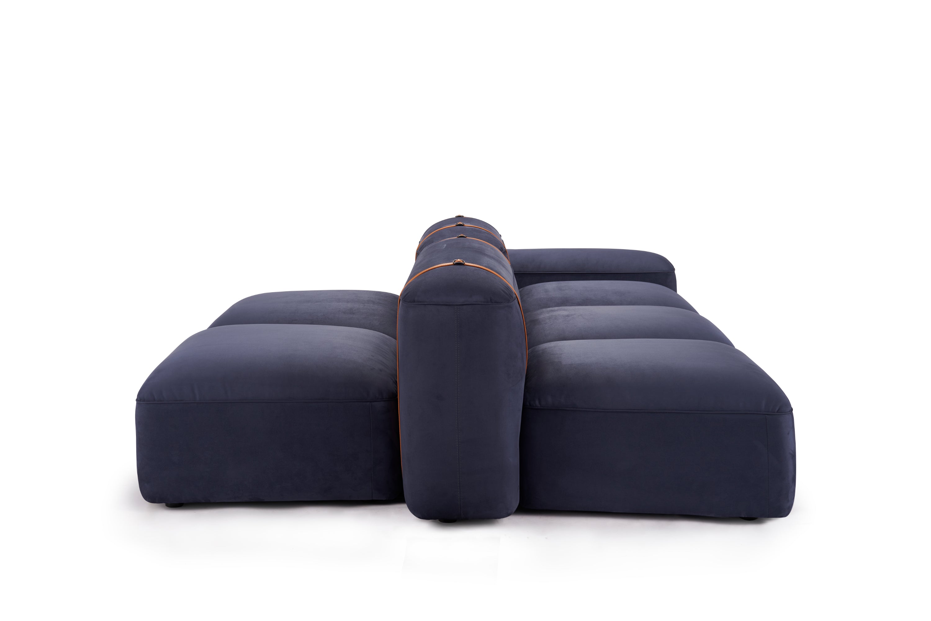 Minimalist Pebble Velvet  VJ2-2322 Sofa VV