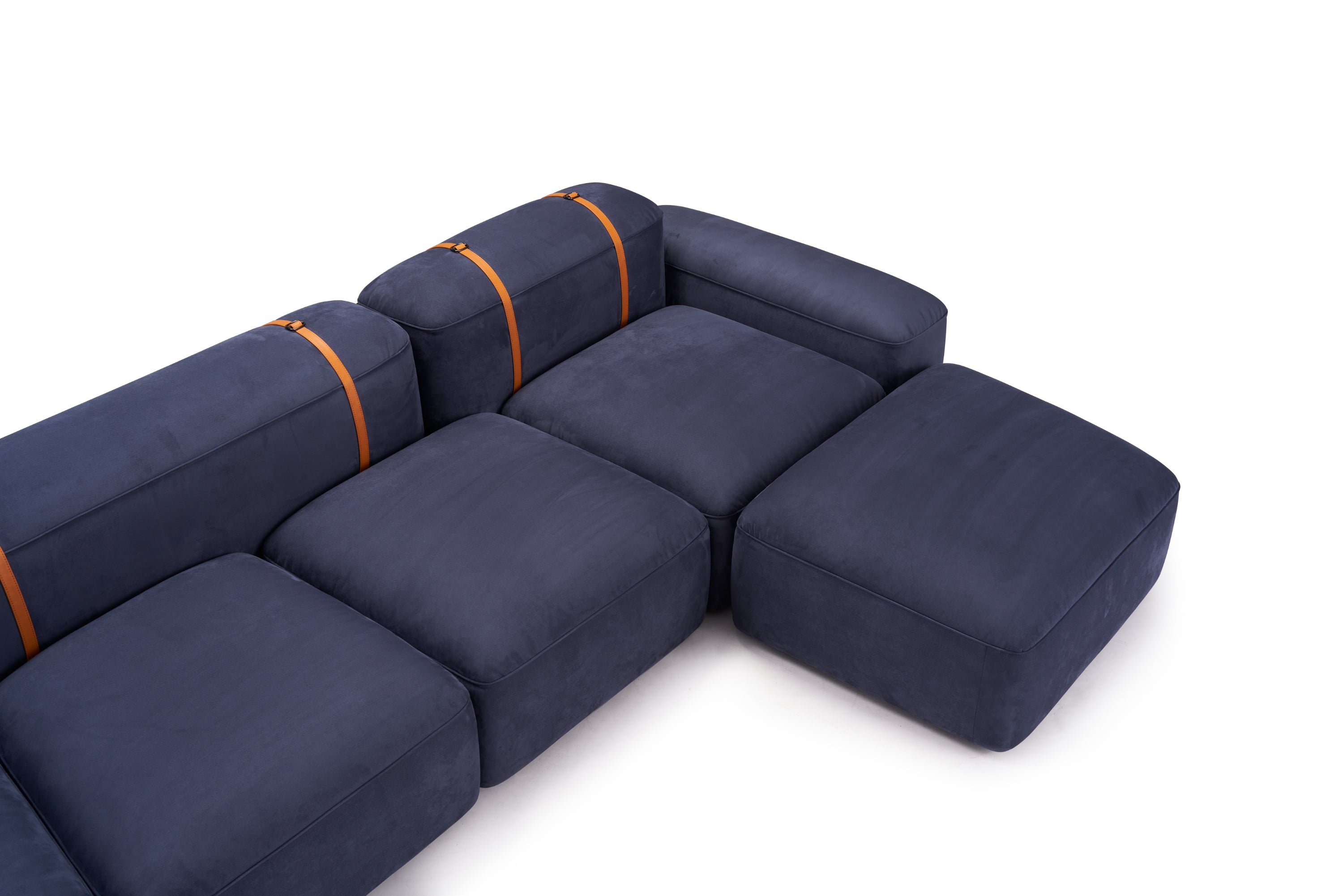 Minimalist Pebble Velvet  VJ2-2322 Sofa VV