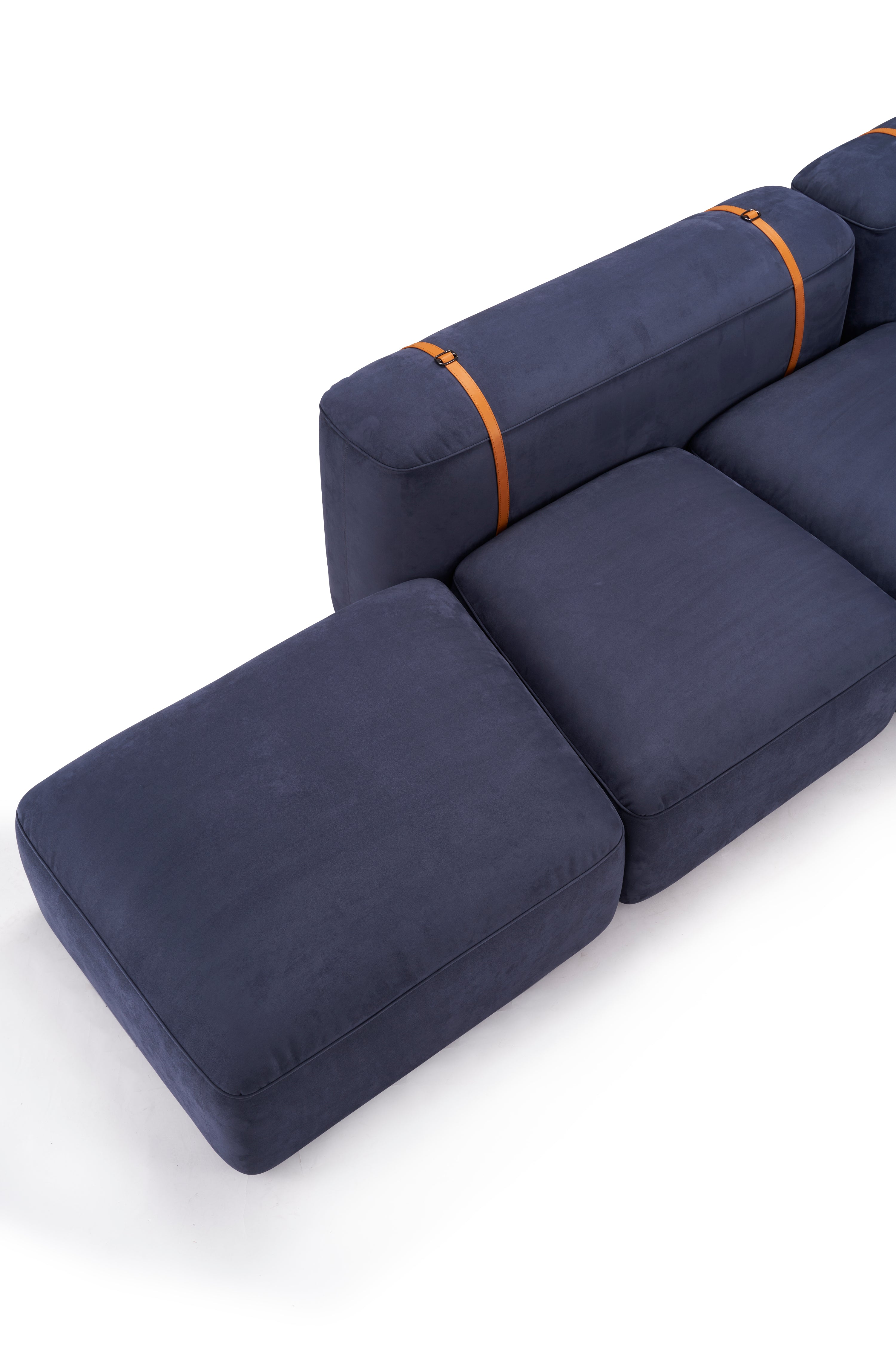 Minimalist Pebble Velvet  VJ2-2322 Sofa VV