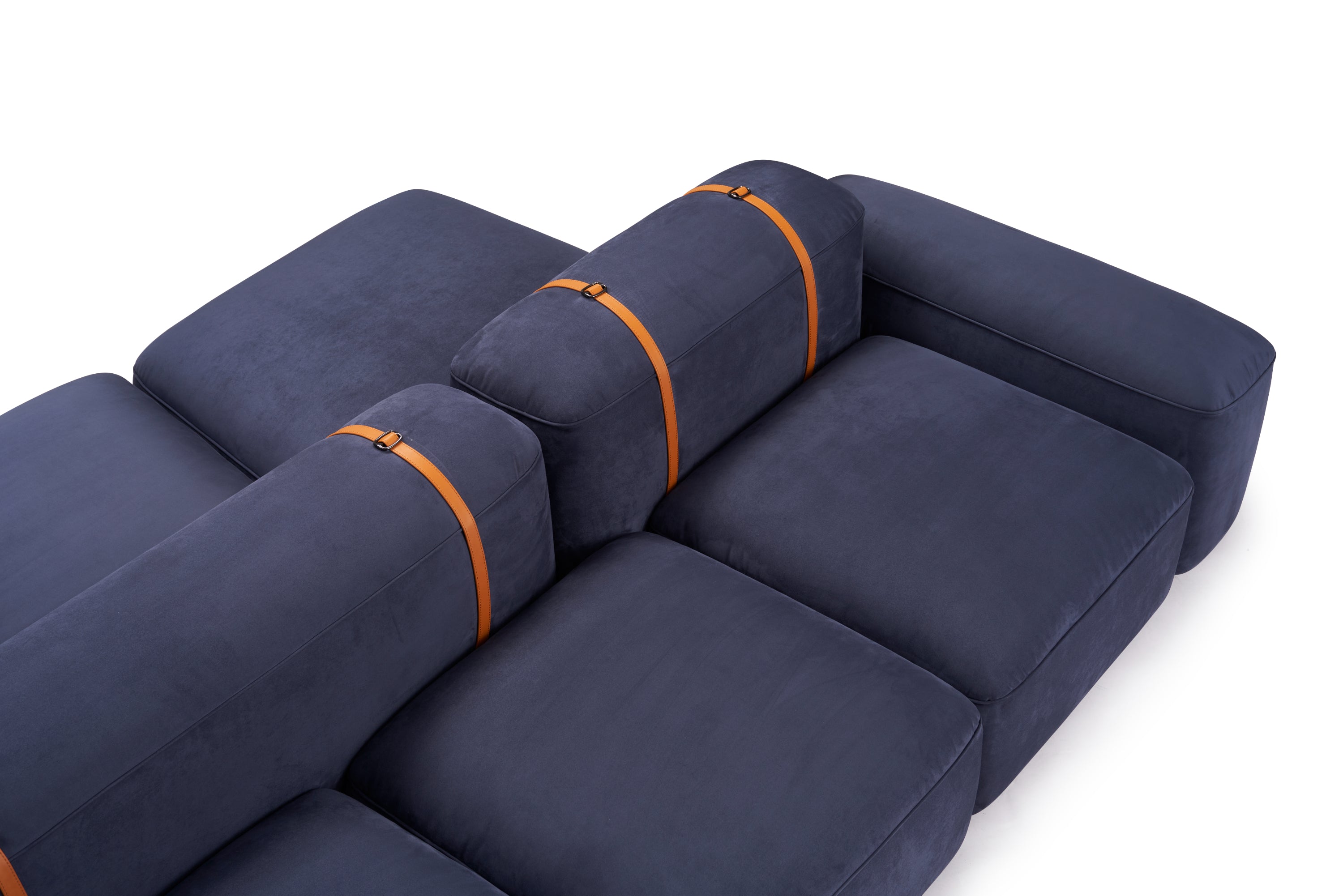 Minimalist Pebble Velvet  VJ2-2322 Sofa VV