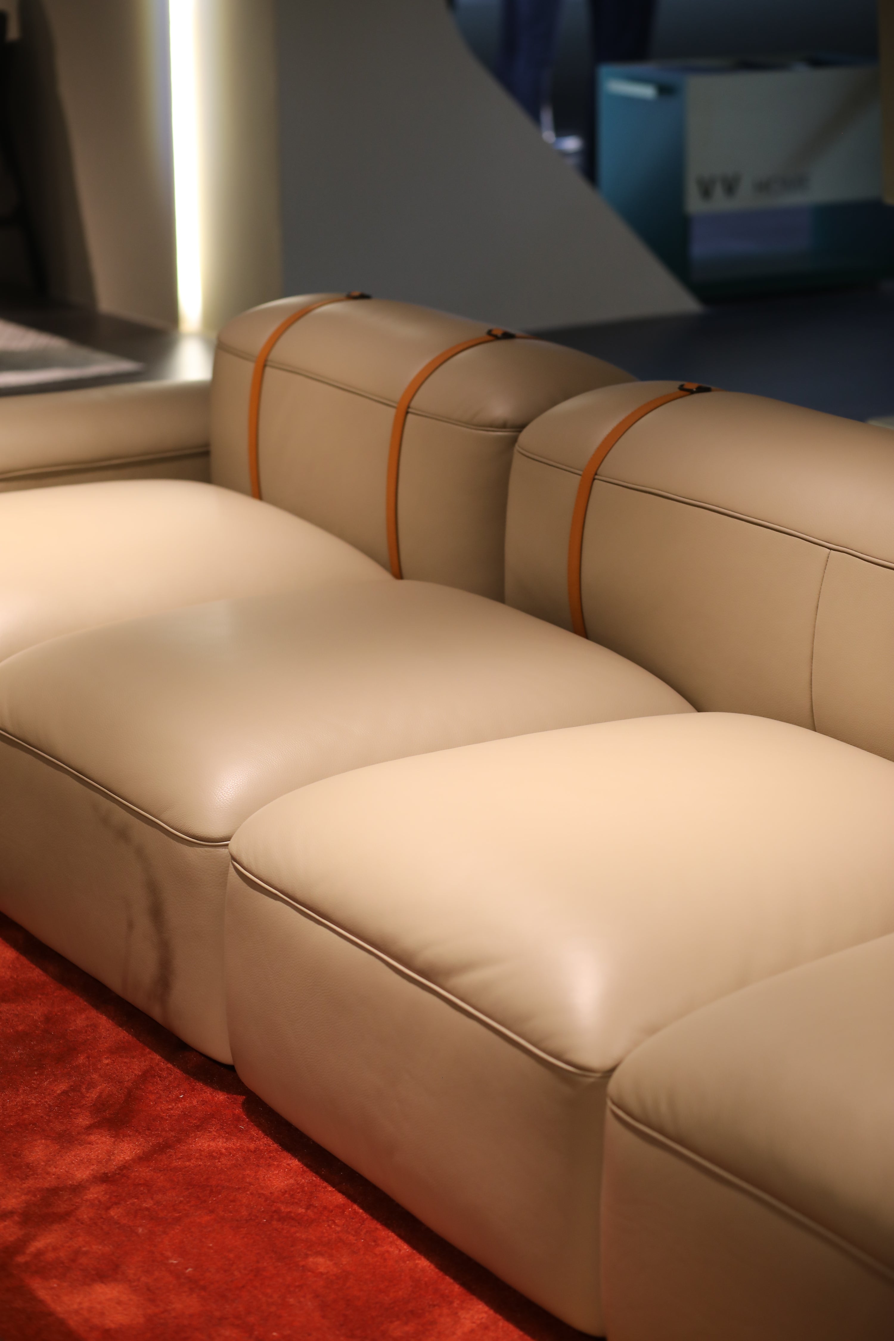 Minimalist Pebble Velvet  VJ2-2322 Sofa VV