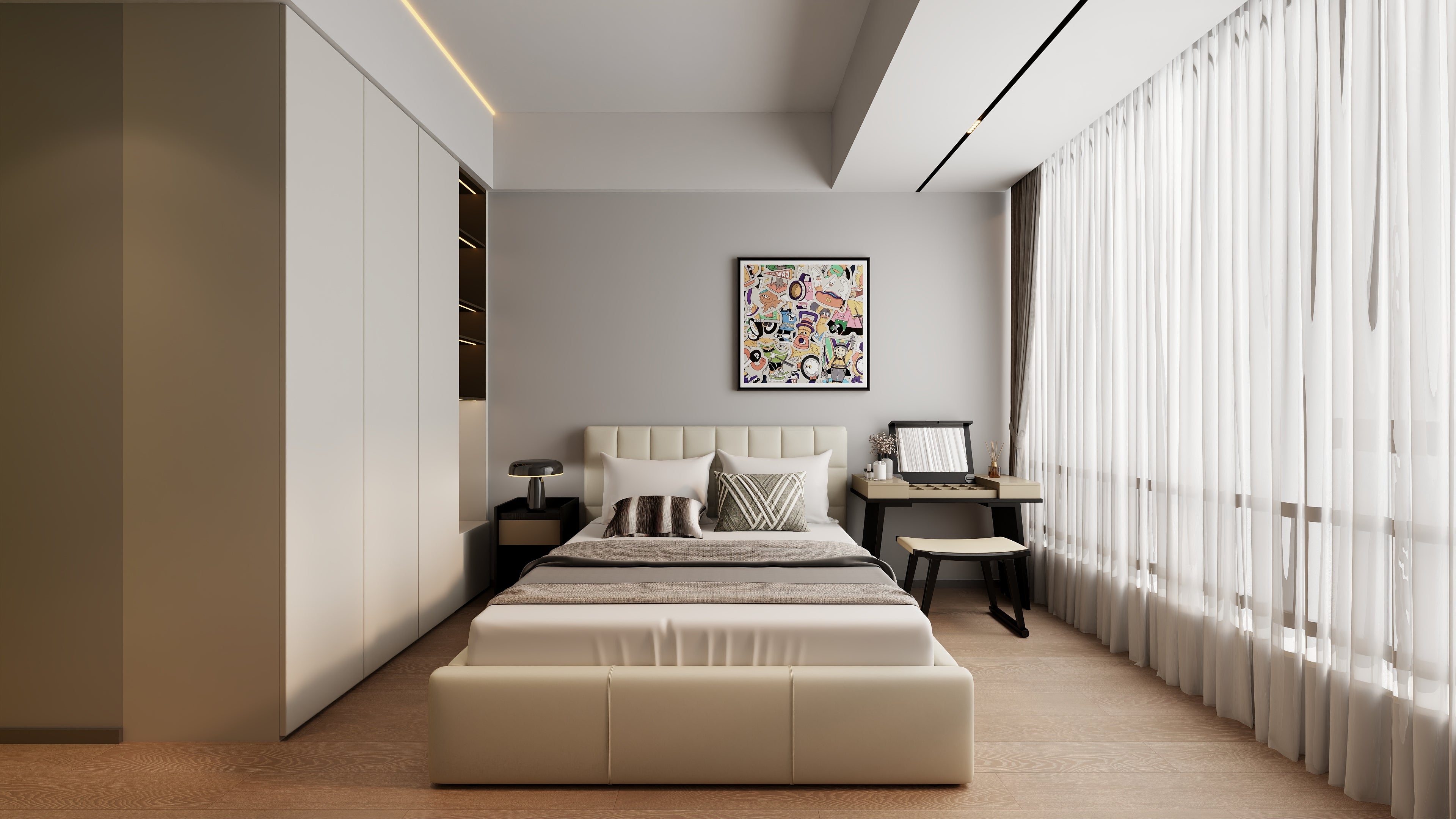 HG3-1687-3  Dressing Stool - Chiuchiufurniture