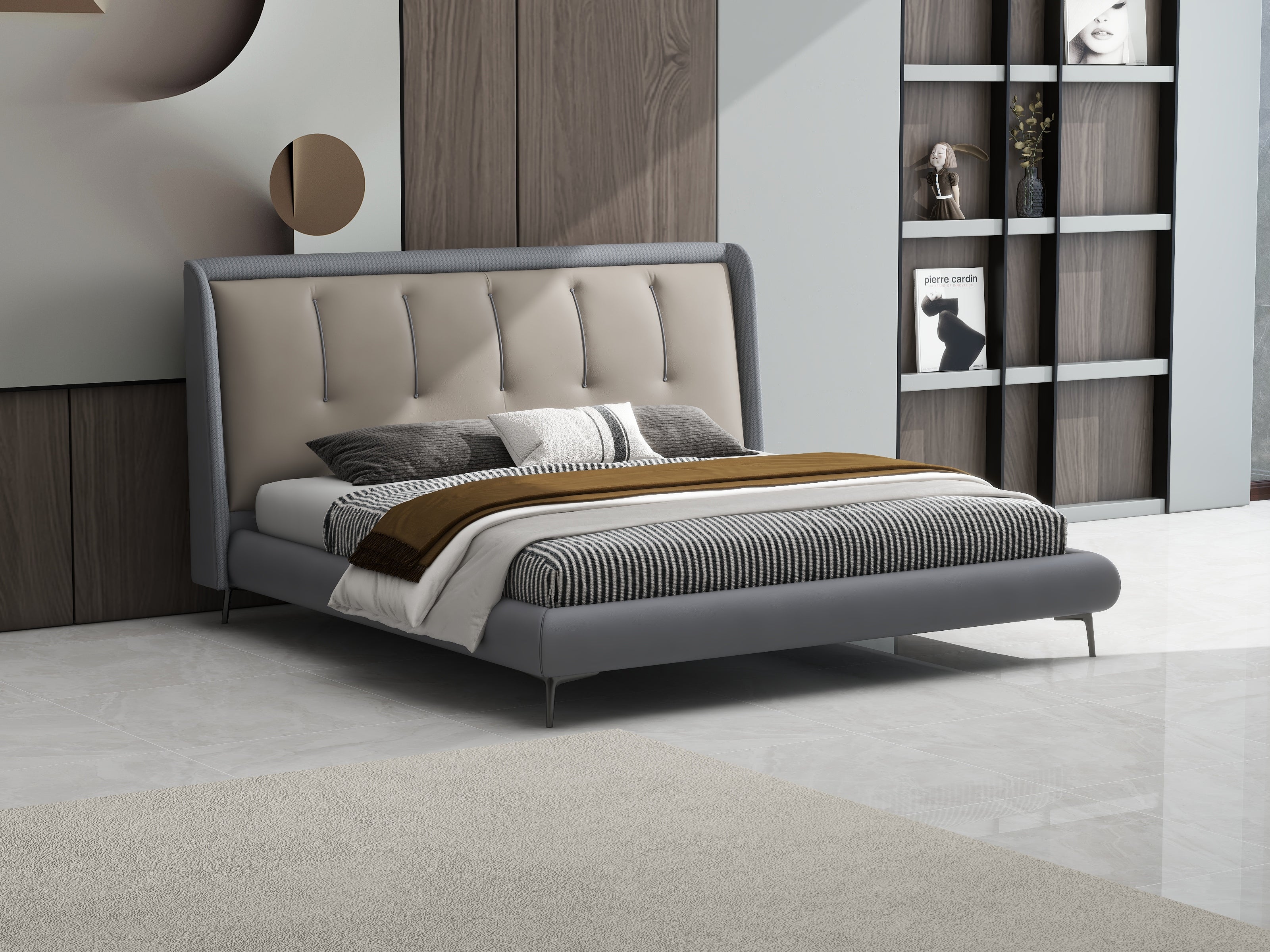 VX1-2337-1  Bed Modern minimalist style - Chiuchiufurniture