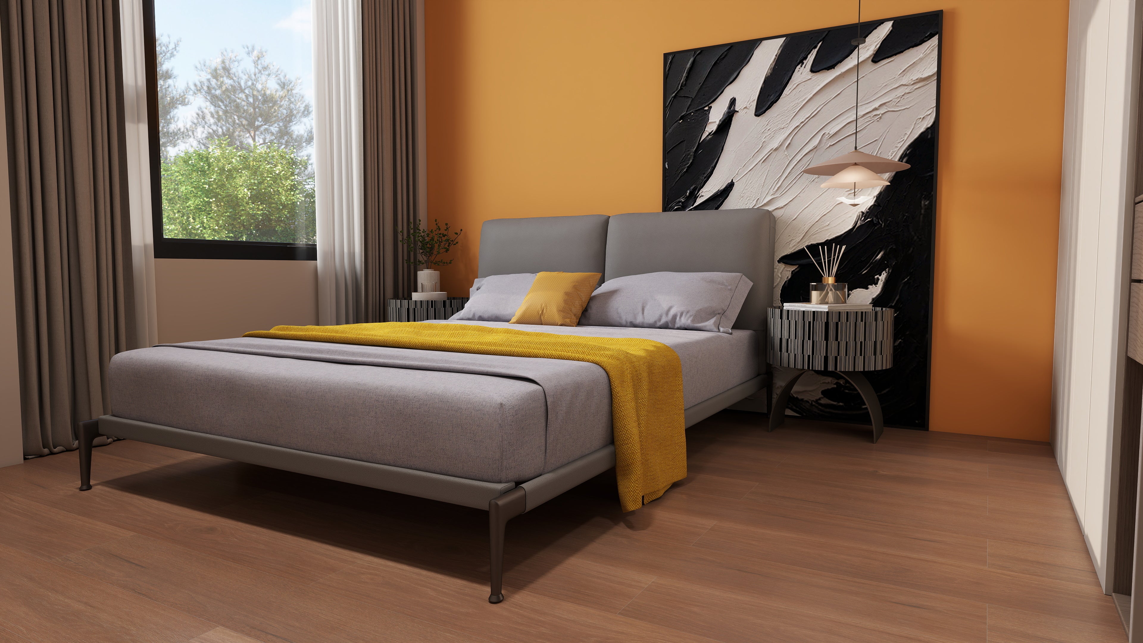 Chic Modern KB-VVCASA-BED-VX3-2060-1 Bed VV