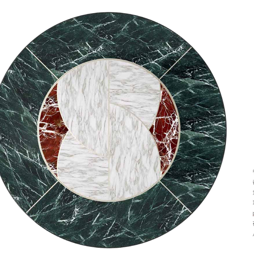 Marble dining table W010D1B Visionnaire Jason Dining table