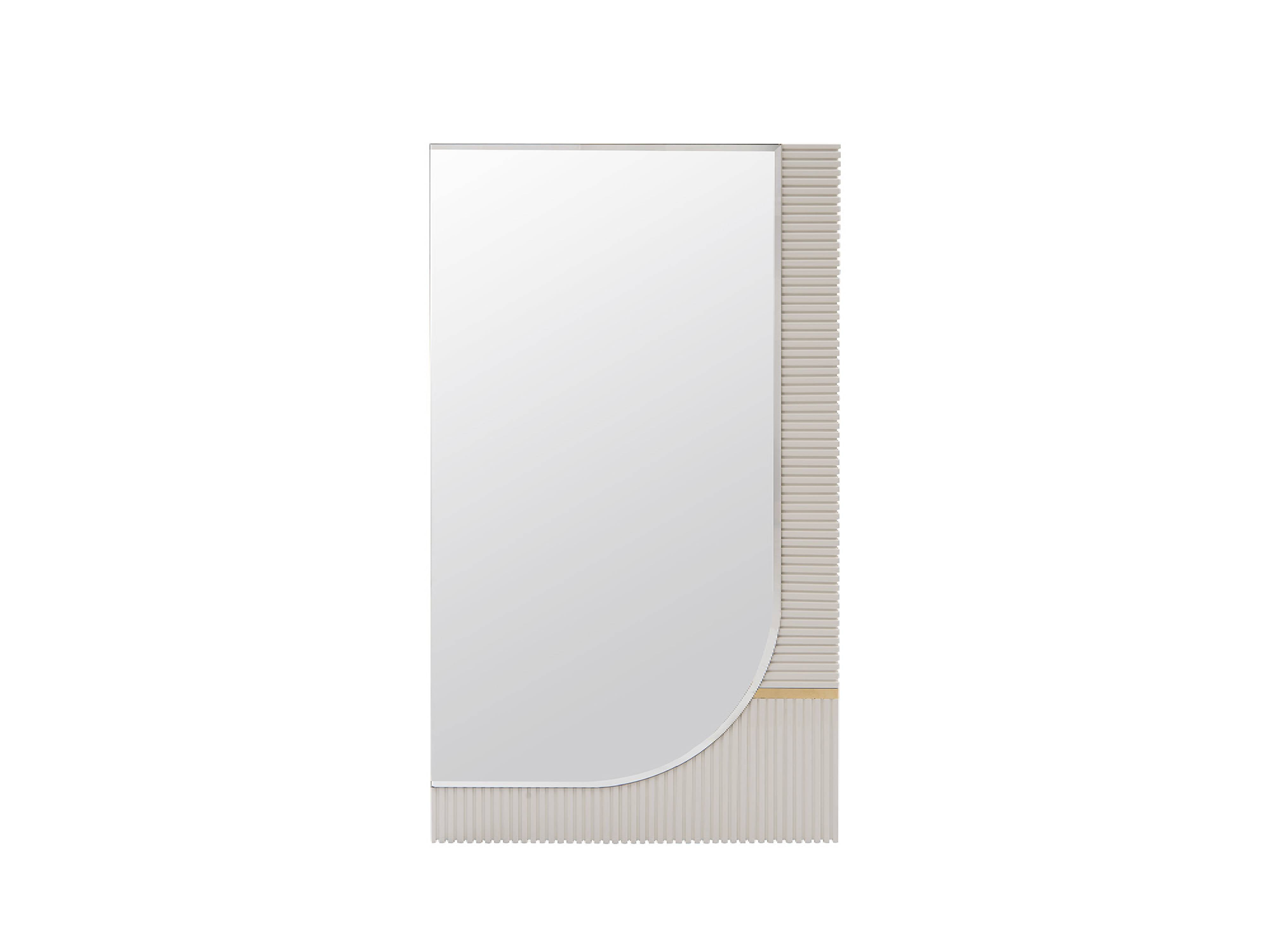 White Elegant Entrance Way Wall Mirror Bentley W012H9 Mirror，Mirrors for decorative backdrops