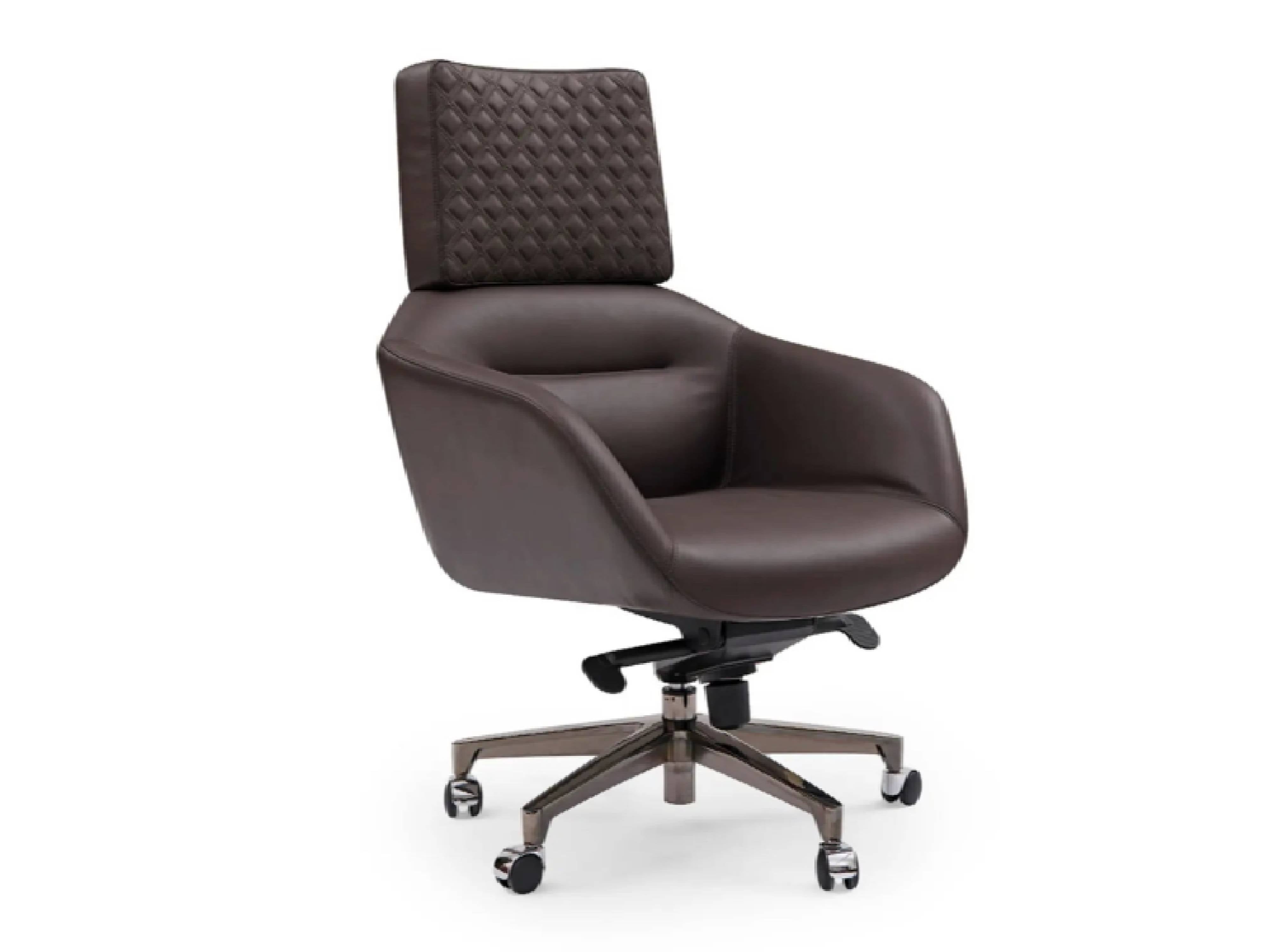 Light luxury style book chair W012S21 Bentley style Elle office chair boss chair book chair