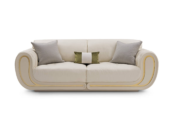 Ledermöbel Sofa Wohnzimmer moderne Sofagarnitur Luxus ganzes Haus Möbel Leder Bürosofa W012SF3 Bentley SOFA - DETAILS 