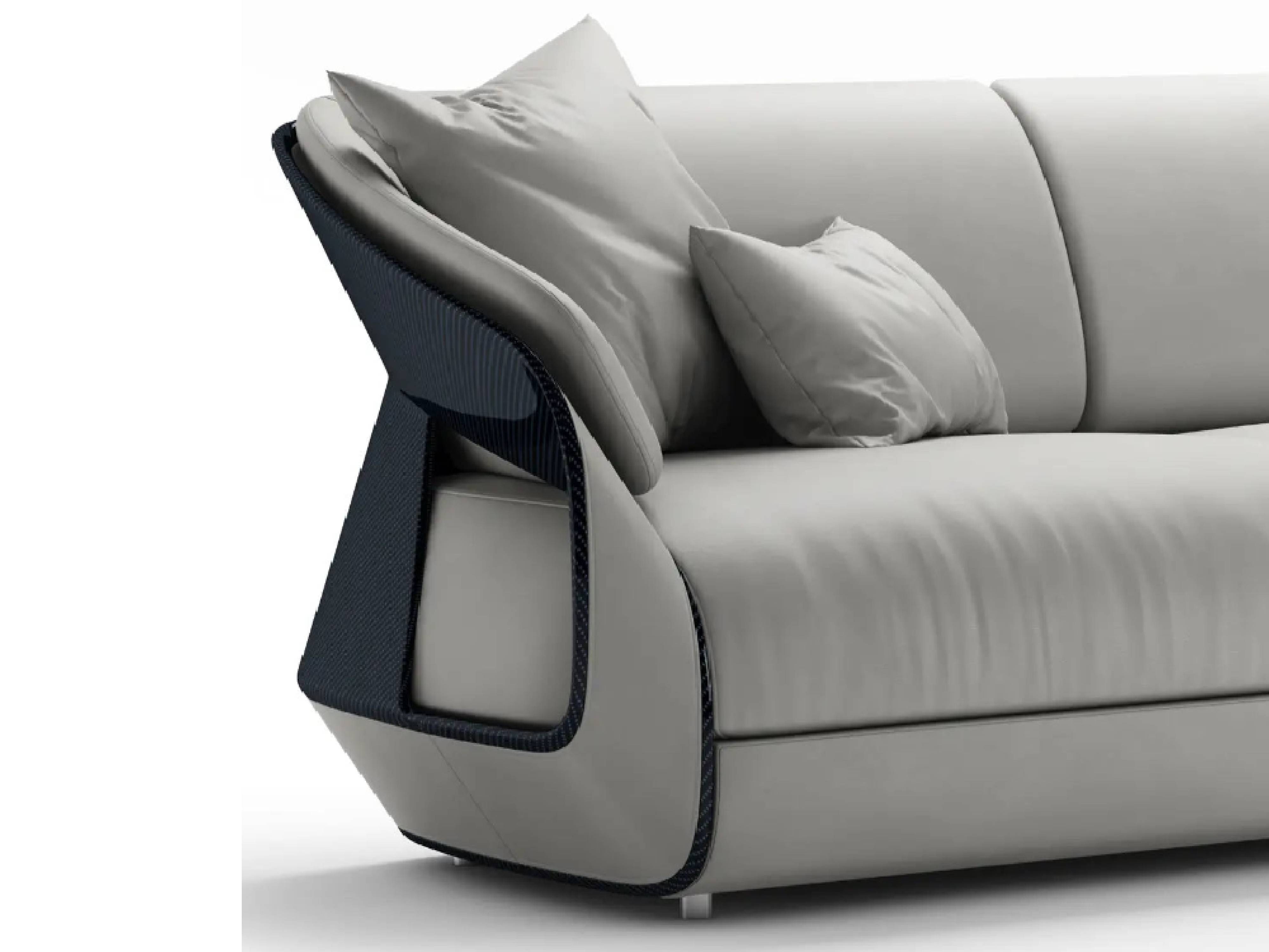 Bugatti Style Sofa - Italian Luxury Sofa Set W018SF1, Single, Multi Seats Sofa