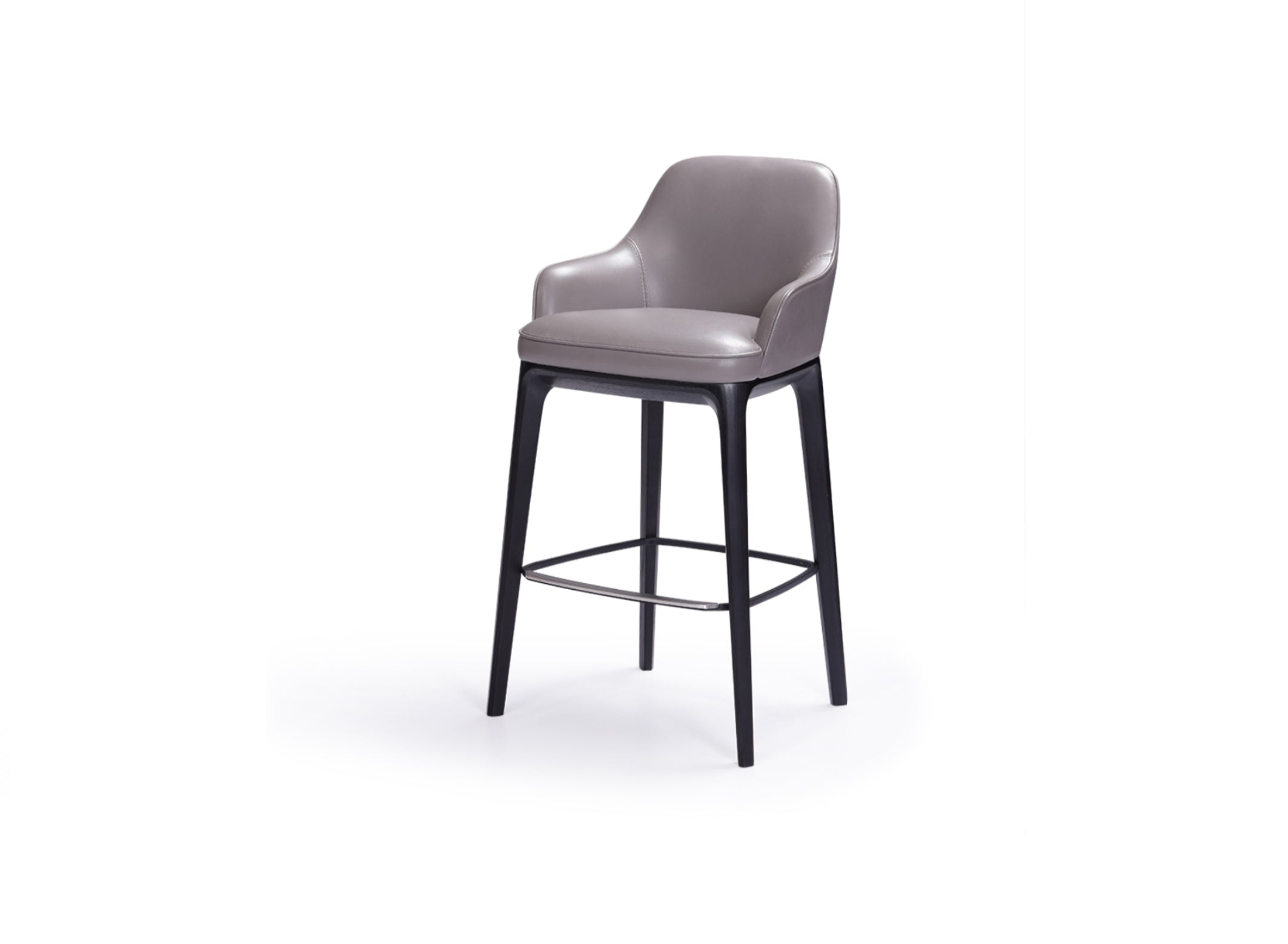 Italian minimalist leather Barstool chair HD1-1823 Barstool DD