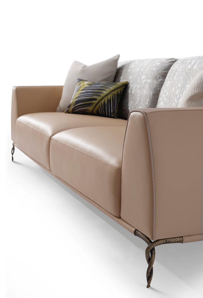 Metal-Leg Sofa - Contemporary Elegance and Durability WH303SF3B Three-seat sofa type B