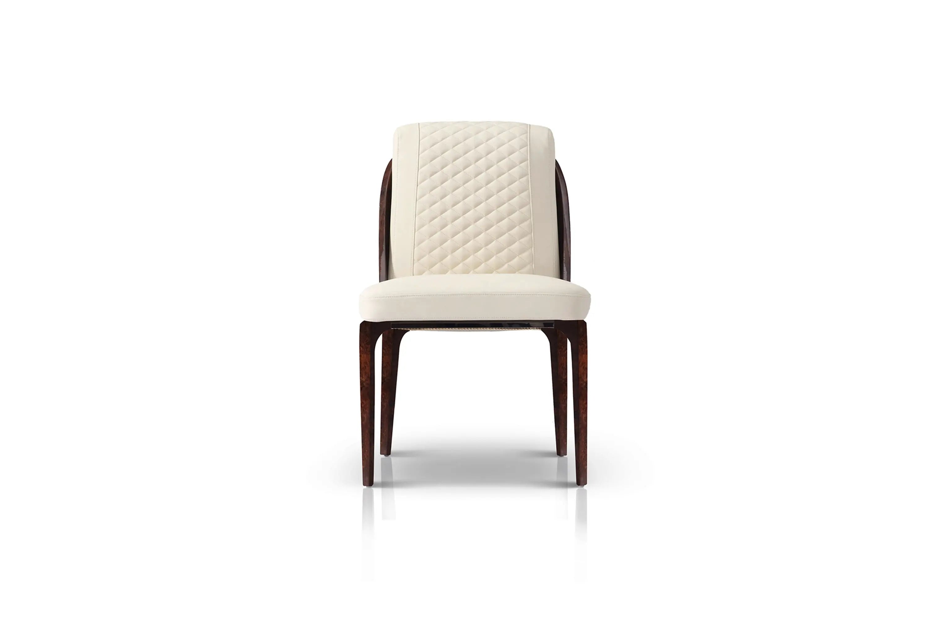 White Upholstered Dining Chair - Modern Style and Luxurious Comfort W006D6 Bentley dining chair，mahjong chair W