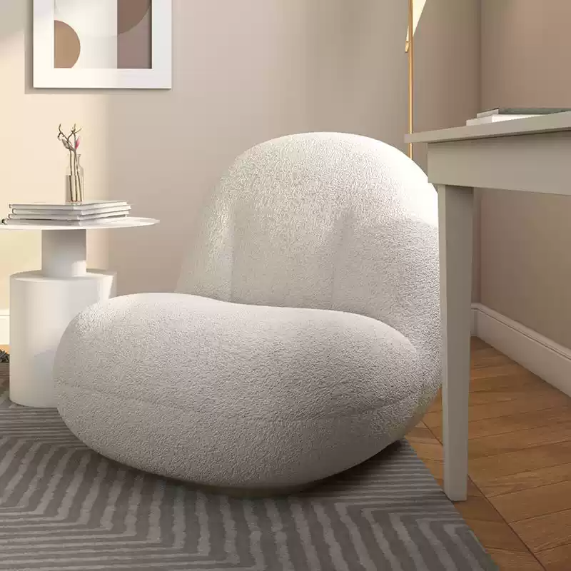 XXY-363  Leisure chair    Creative little chubby Netflix single lamb's wool chair sofa chair