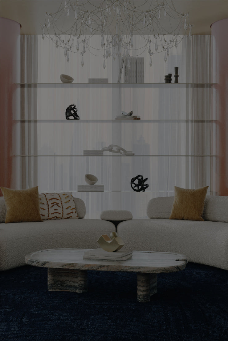 3D room rendering for luxury villa furniture planning