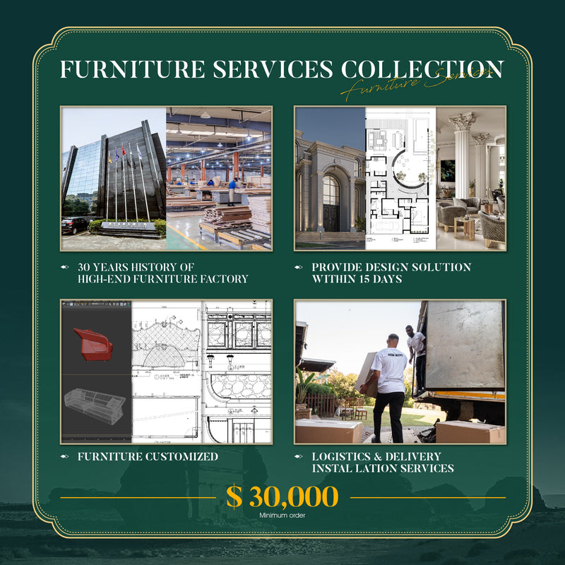 On Site | One-Stop Custom Furniture Service for GCC Hotel&Villa&Resorts Project Furniture