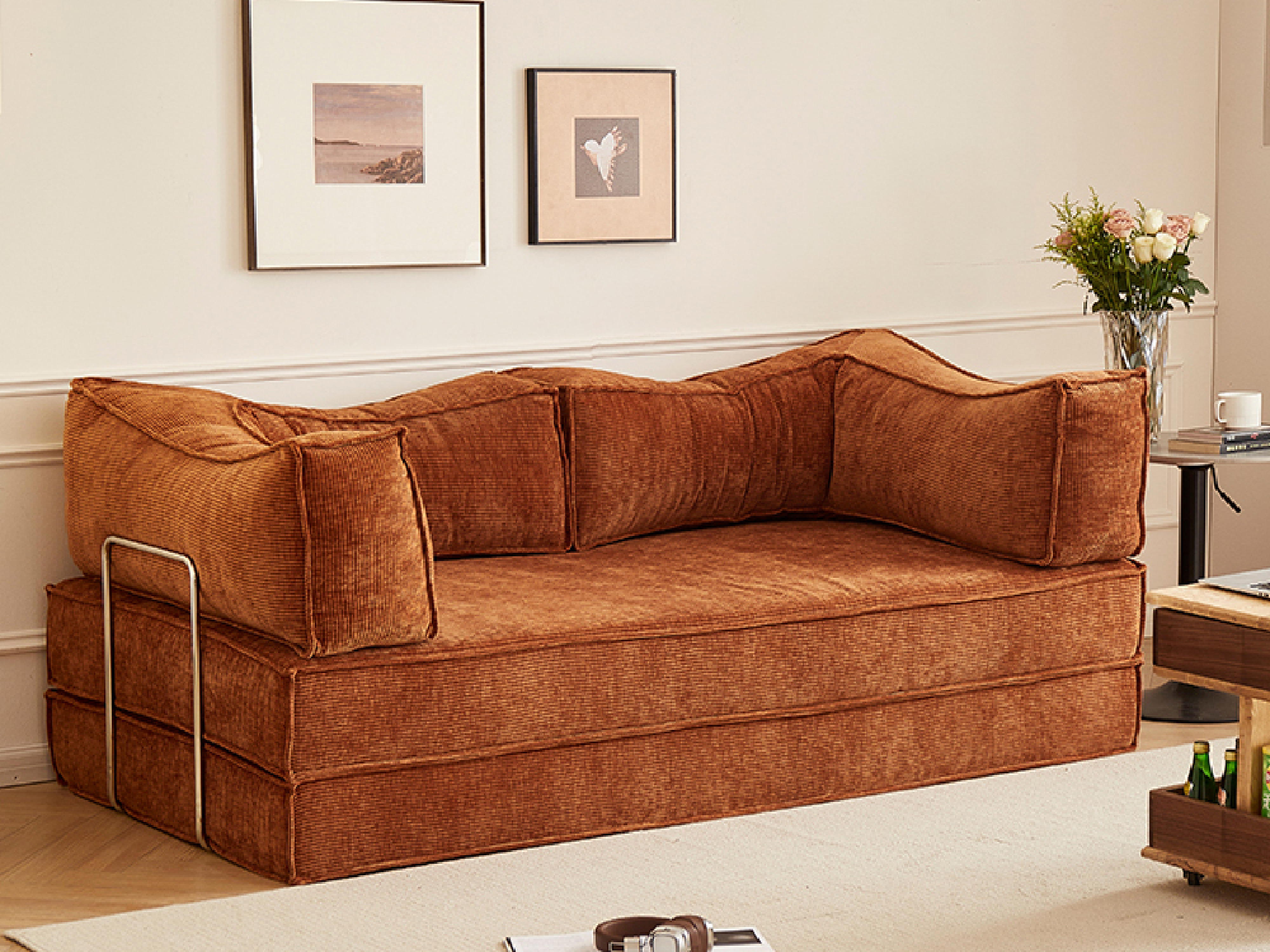 Teddy Sofa - A Vintage Folding Sofa Bed with Modular Design