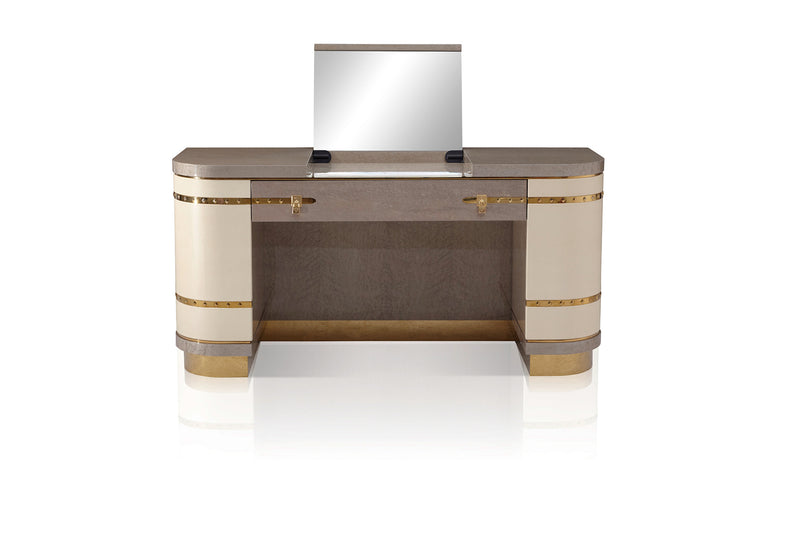 Metal Base Luxury Design Leather Dressing Table W002B13 Bentley DRESSING TABLE