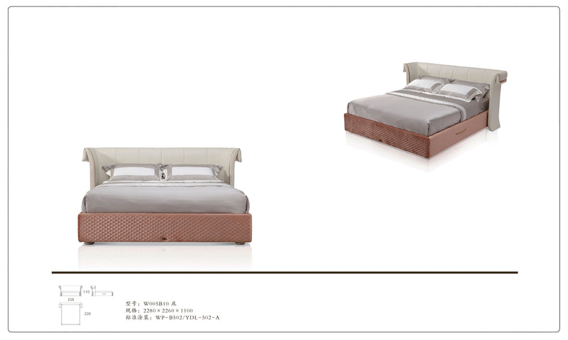 Sleep in Style: Modern Bed for Your Chic Bedroom W005B10 Bentley Bed