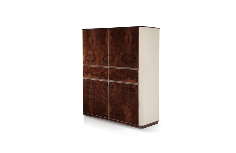 High Gloss Finished Veneer Leather Bookcase W001S26 Bentley bookcase desk office bookshelf