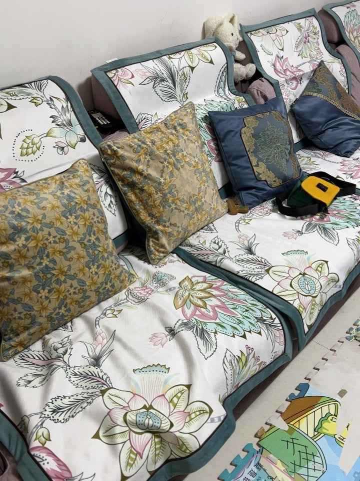 French Throw pillow cushion light luxury headrest car waist pillow