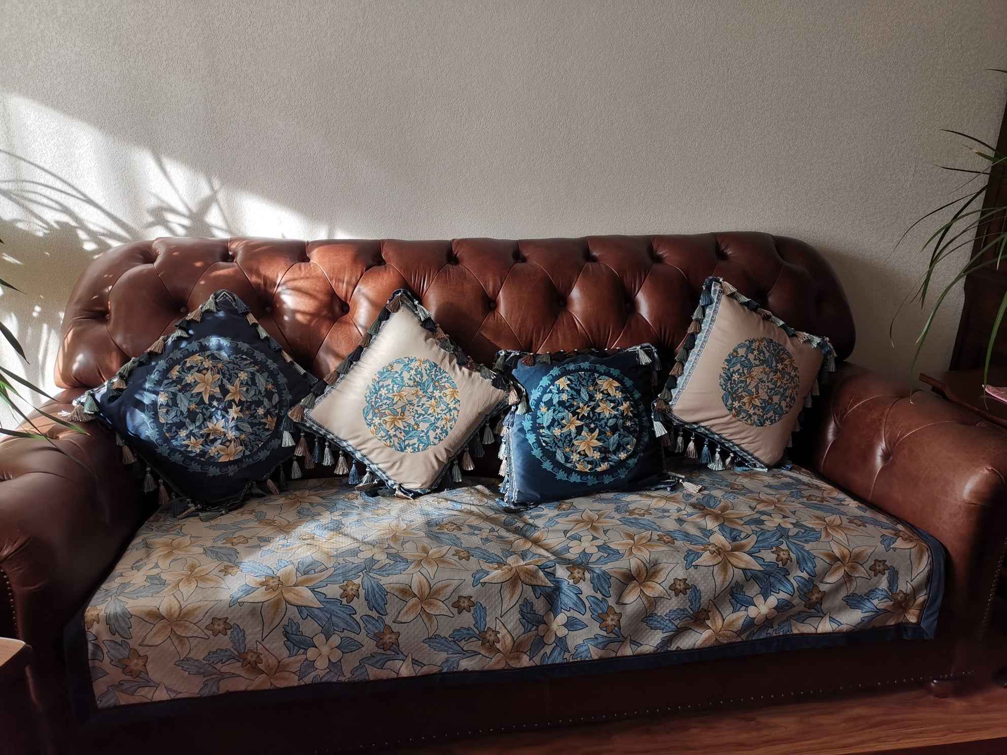 French Throw pillow cushion light luxury headrest car waist pillow