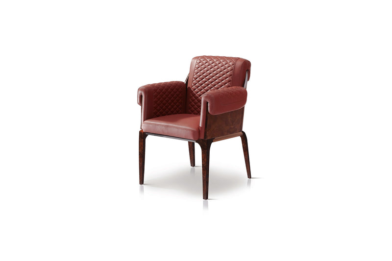Italian modern light luxury dining chair W006D5 Bentley dining chair